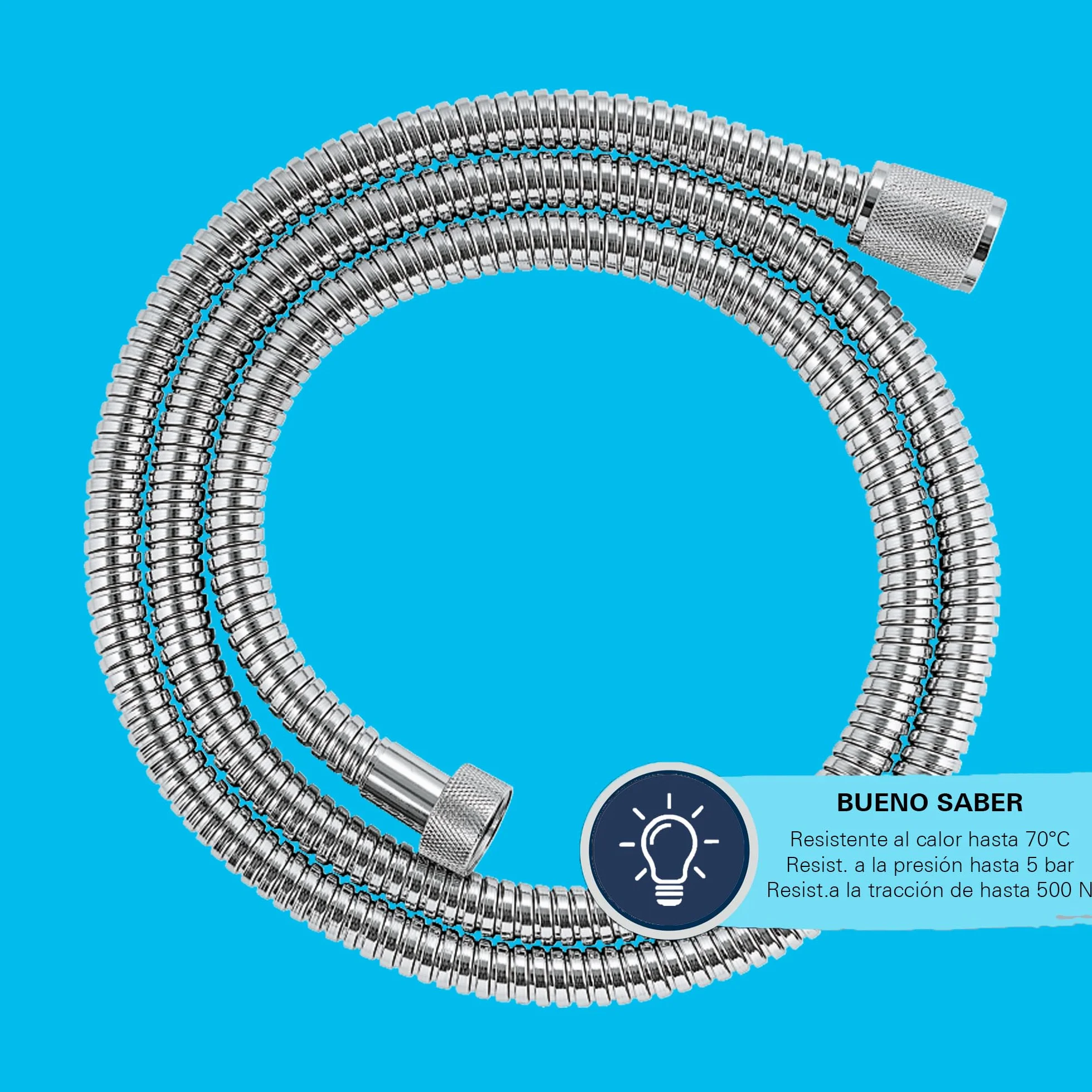 Grohe VitalioFlex Metal hose 1750mm