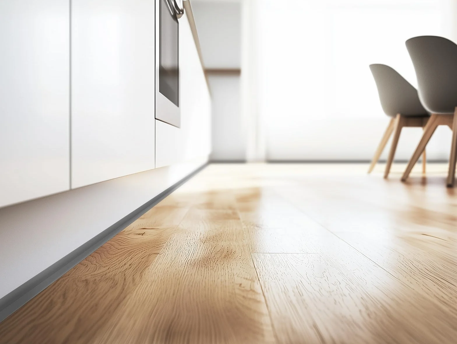 ProfiPVC Miękka listwa przypodłogowa 18 x 18 mm, 5 m, do kuchni i łazienki, samoprzylepna listwa wykończeniowa z PCW, elastyczna listwa giętka, taśma uszczelniająca do fug, biała