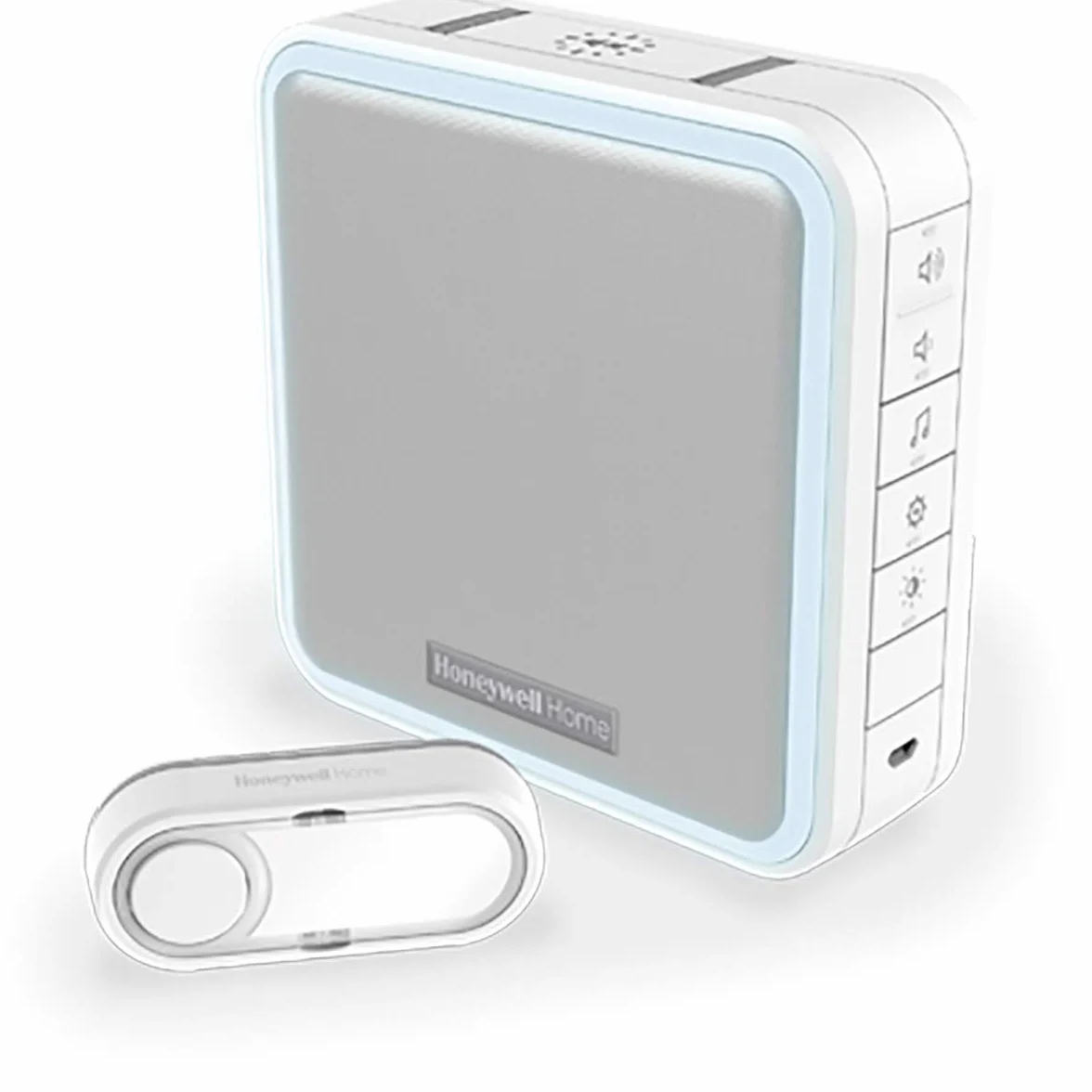 Honeywell Home DC915S Seria 9 przenośny radiowy dzwonek LED biały