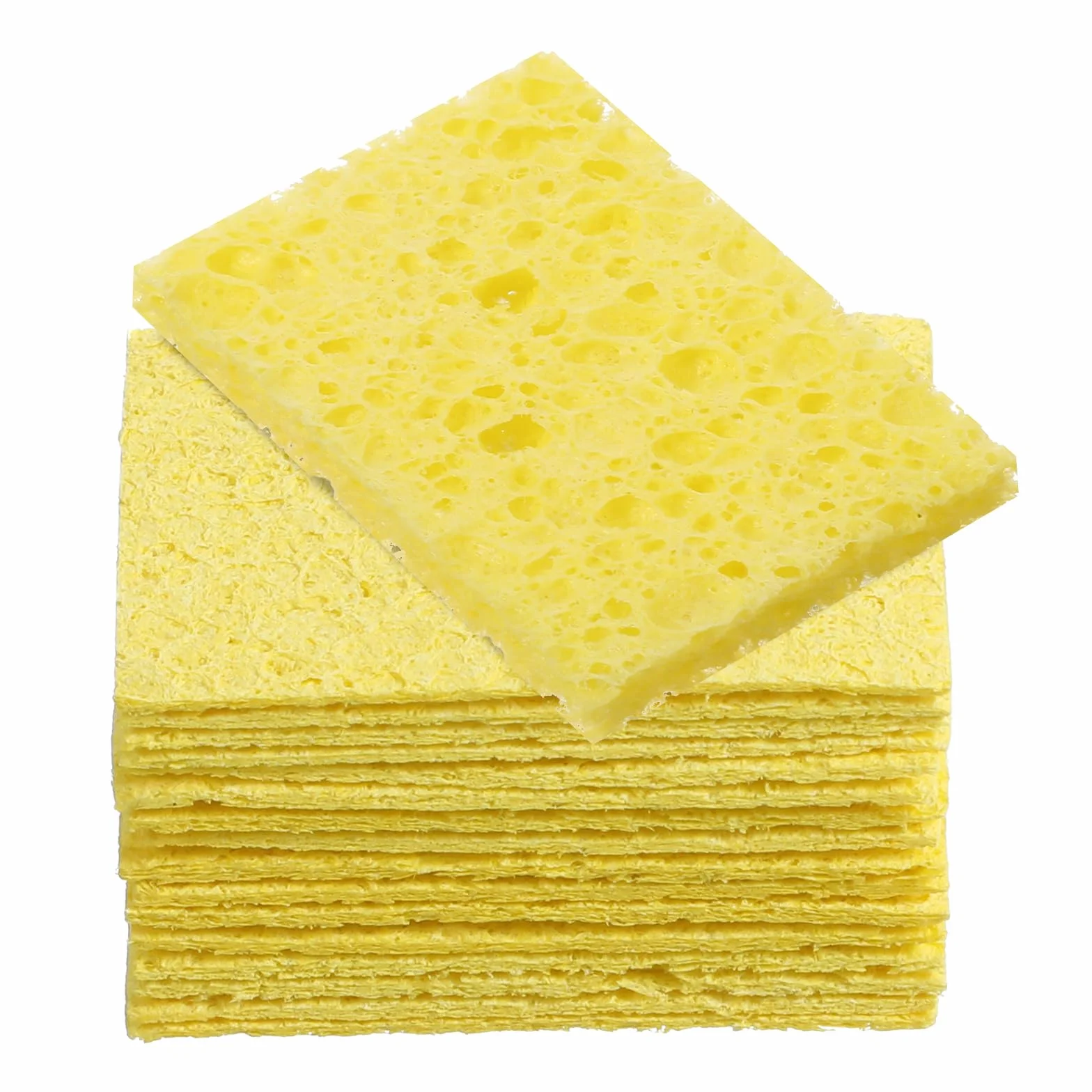 Gąbki lutowniczej 60 szt. 5 x 3,6 cm wymienna do czyszczenia lutownicy odporna na wysoką temperaturę