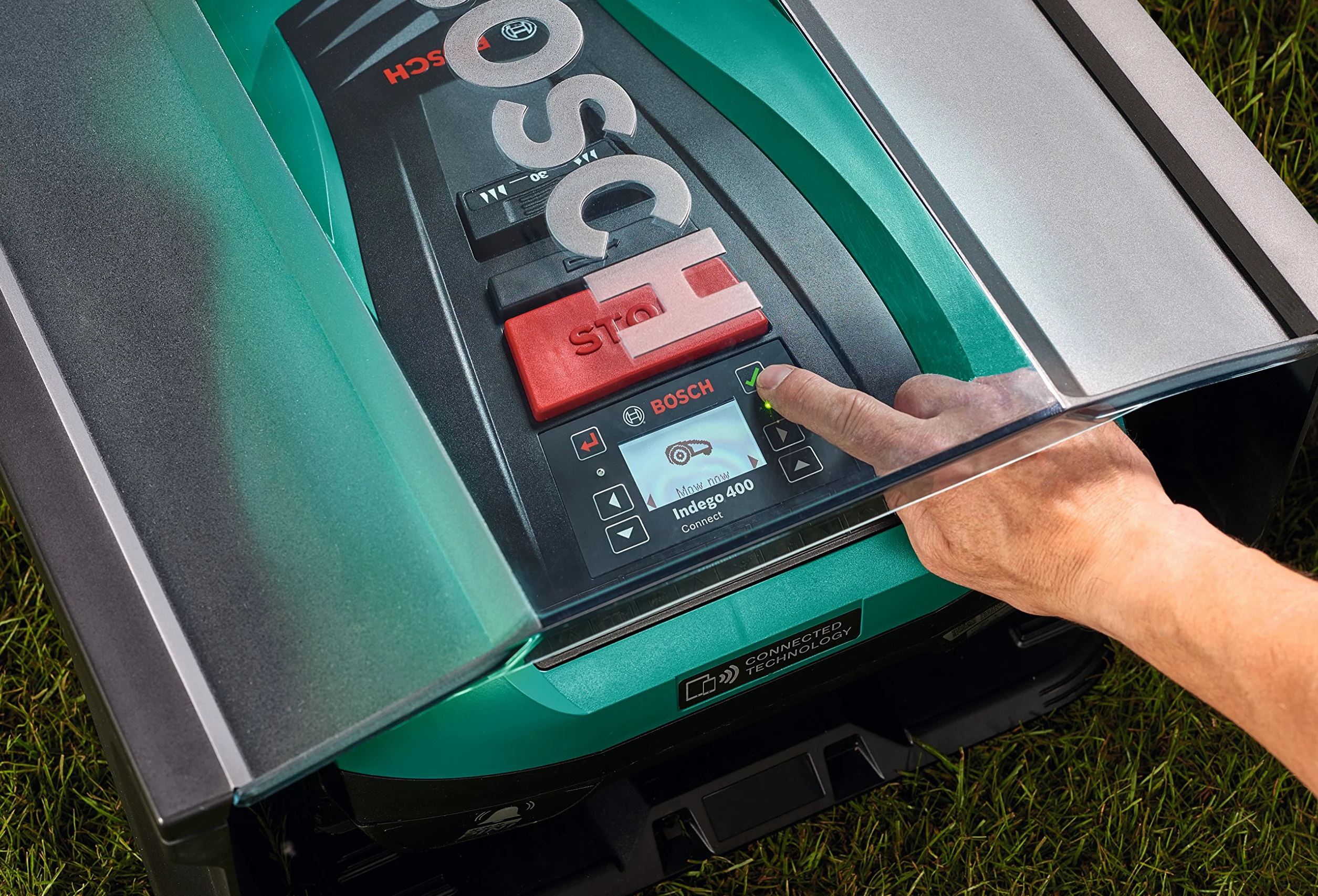 Bosch Home and Garden garaż do automatycznej kosiarki Indego 350/400 275 x 500 x 510 mm