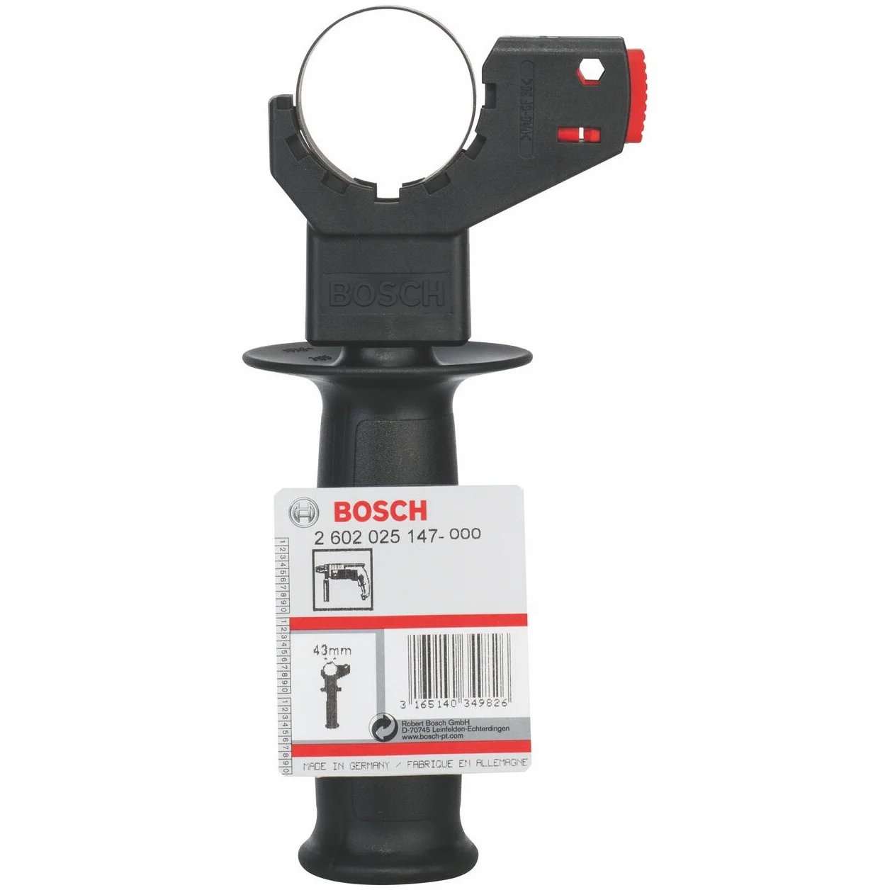 Bosch Professional uchwyt do wiertarki udarowej GSB 20, czarny/czerwony