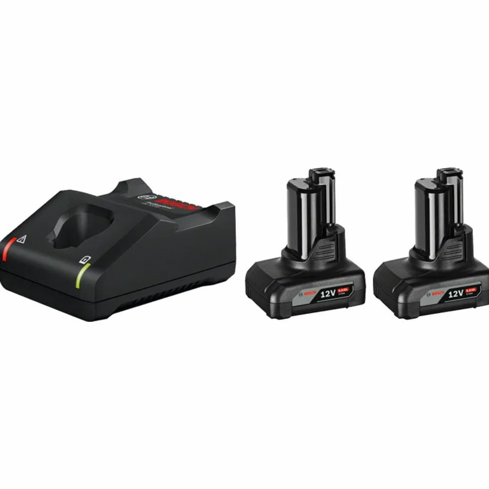 Bosch Professional zestaw startowy 12V 2 akumulatory GBA 12V 6.0Ah szybka ładowarka GAL 12V-40