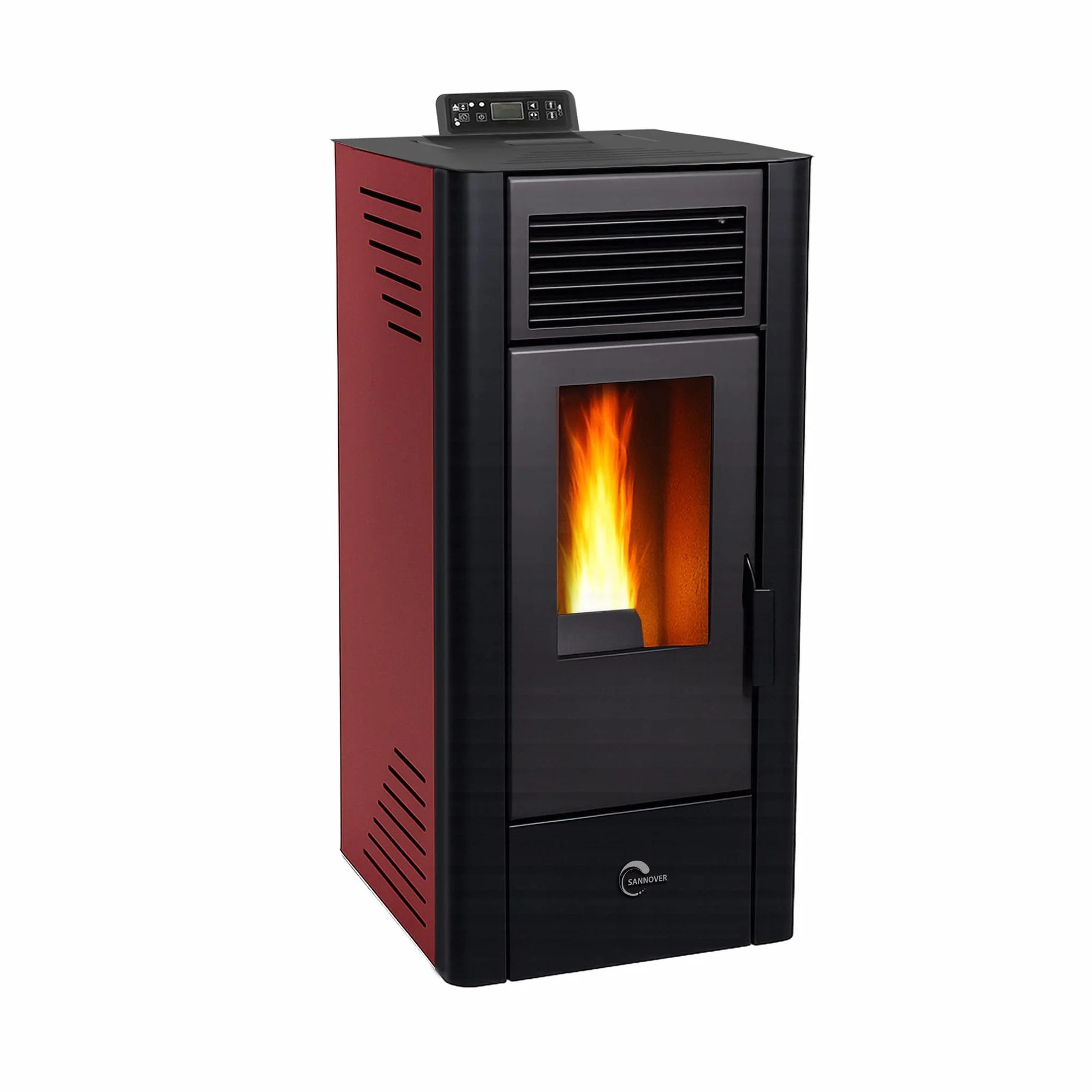 Sannover Patelnia na pellet pneumatyczny Anita 10 kW Bordeaux