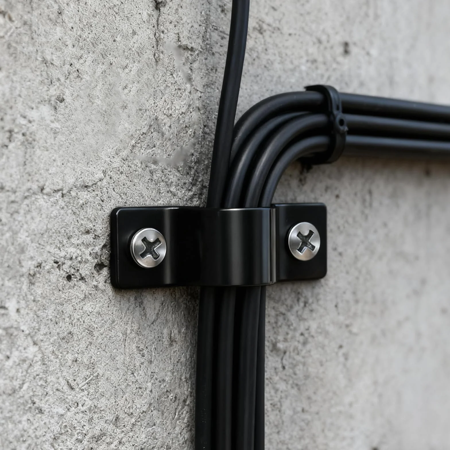 Metalowe Obejmy Mocujące do Rur U Kształt 6 mm, Akcesoria do Przewodów Elektrycznych