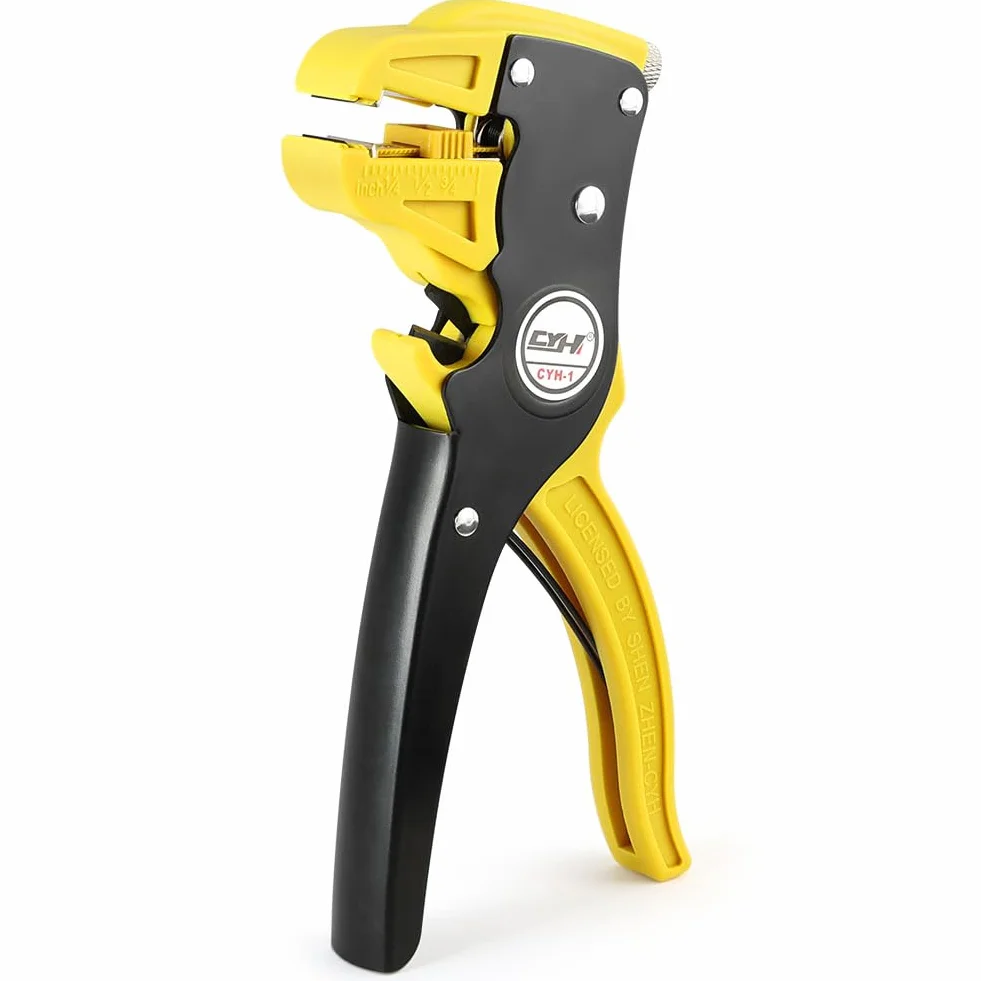 Flintronic Automatyczne szczypce do ściągania izolacji 18 cm regulowany przecinak 14-24 AWG