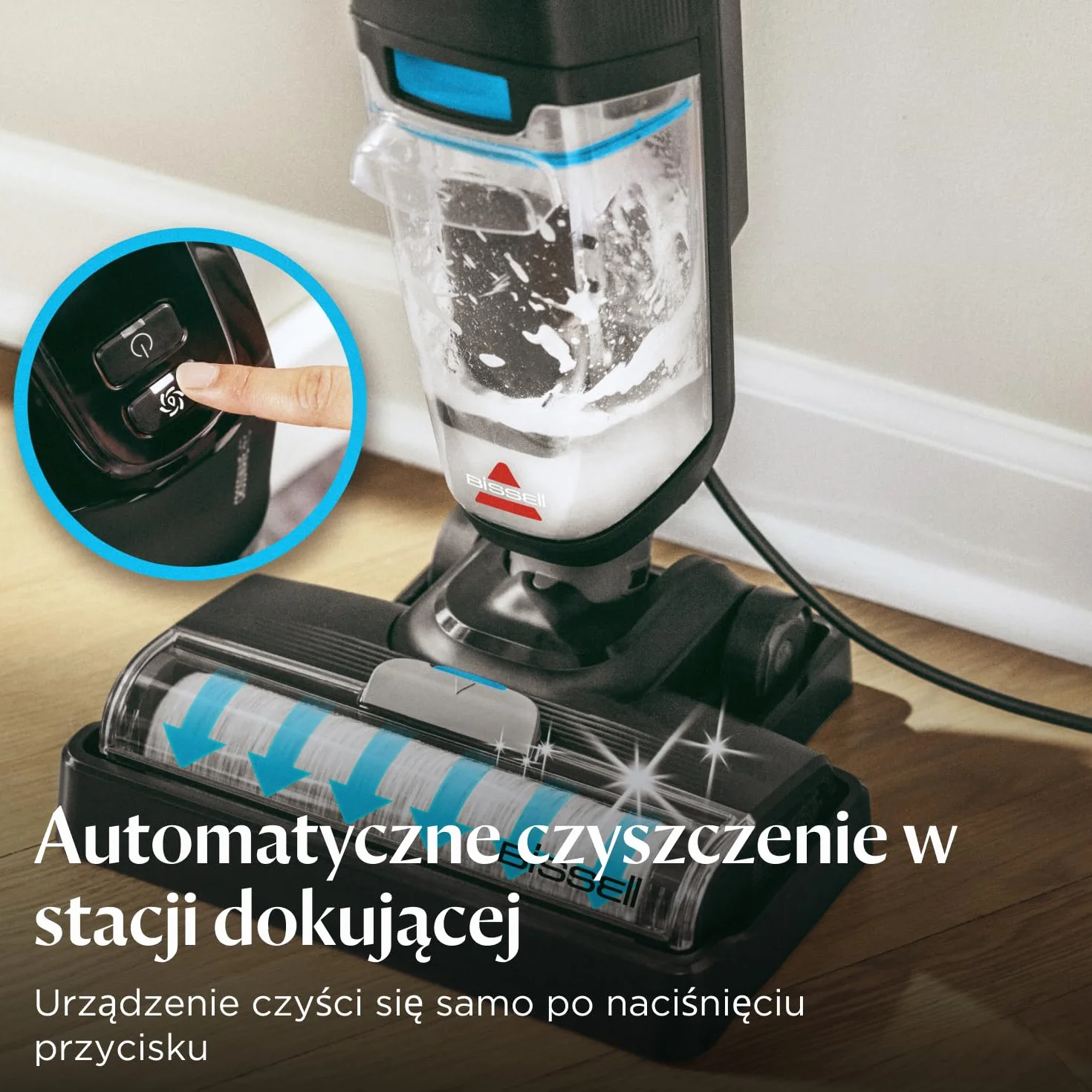 BISSELL CrossWave HF2 Odkurzacz Piorący na Mokro i Sucho 3845N