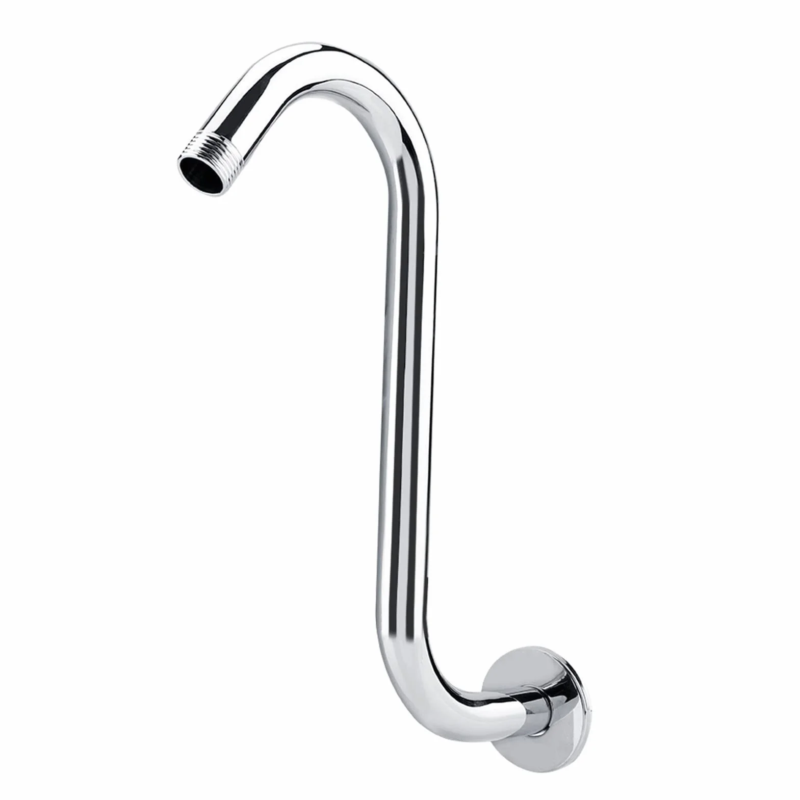 Wysięgnik Prysznicowy ze Stali Nierdzewnej G1/2 8 Cali S-Curved Łazienka