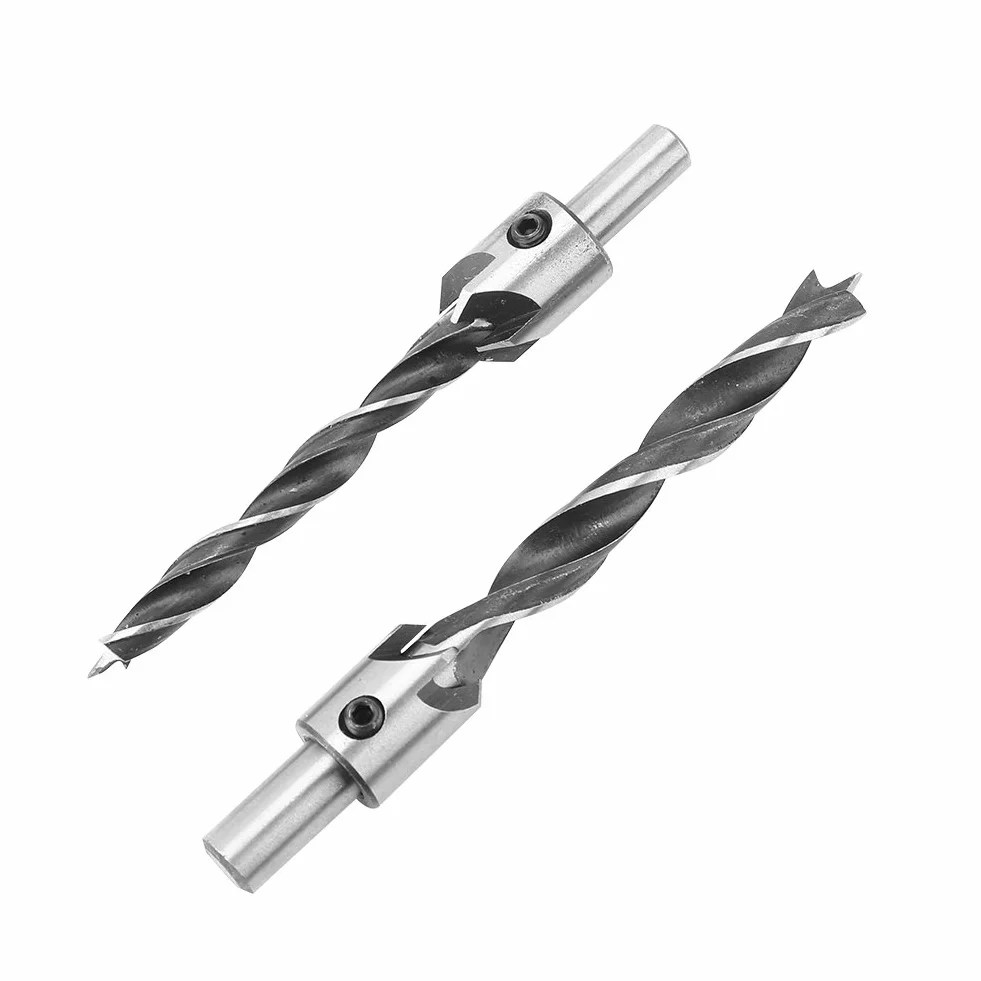 Zestaw wierteł HSS 5-7 sztuk 3mm-10mm z kluczem hex do drewna