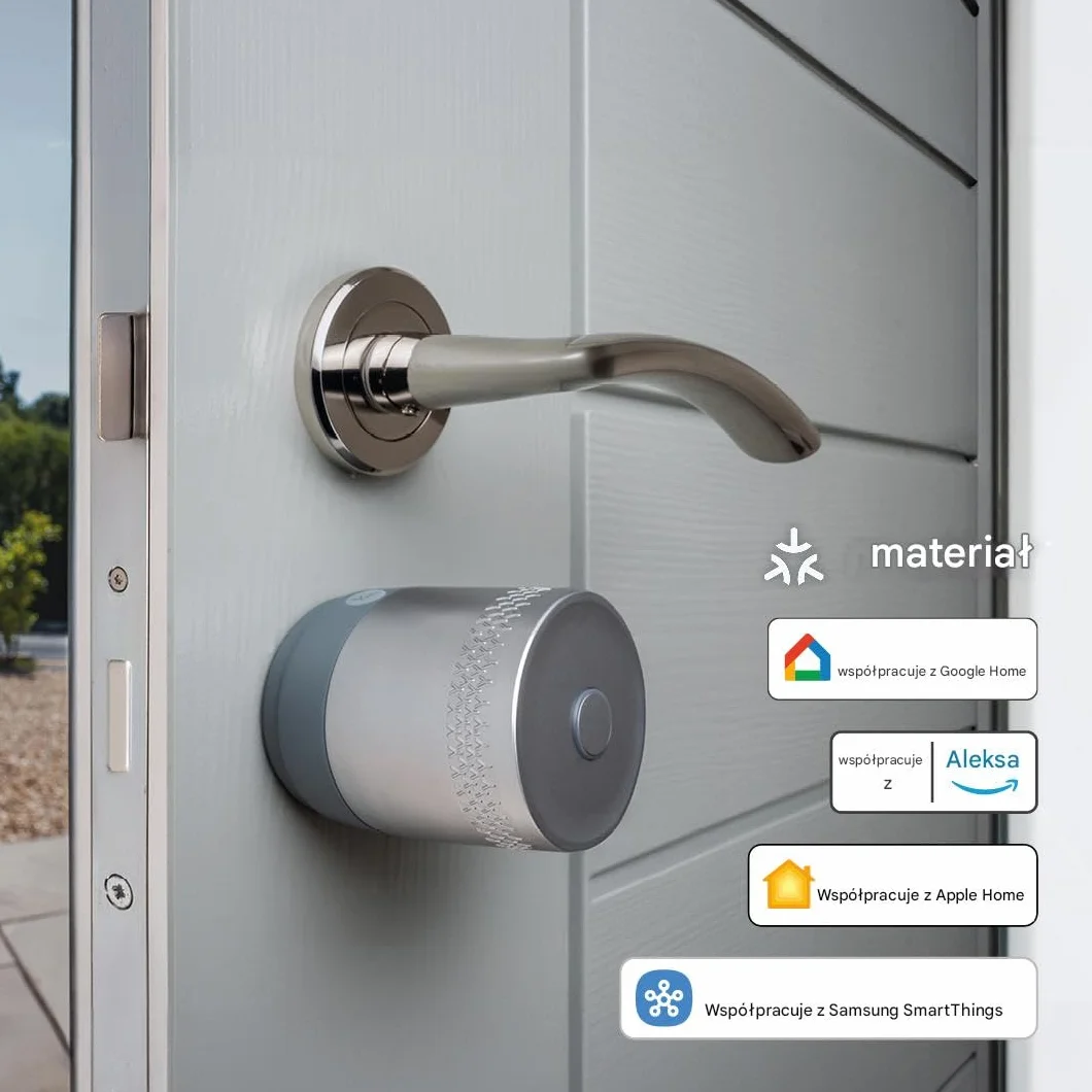 Yale Linus Smart Lock L2 Lite Srebrny Zgodny z Matter Dostęp bez klucza