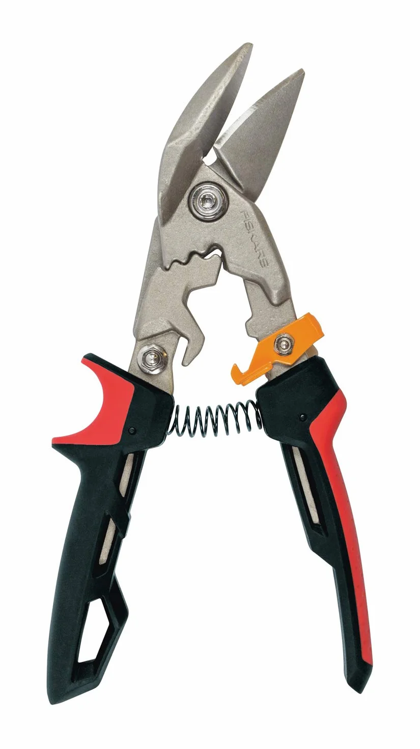 Fiskars Nożyce do cięcia blachy PowerGear 252 cm stal ulepszana cieplnie
