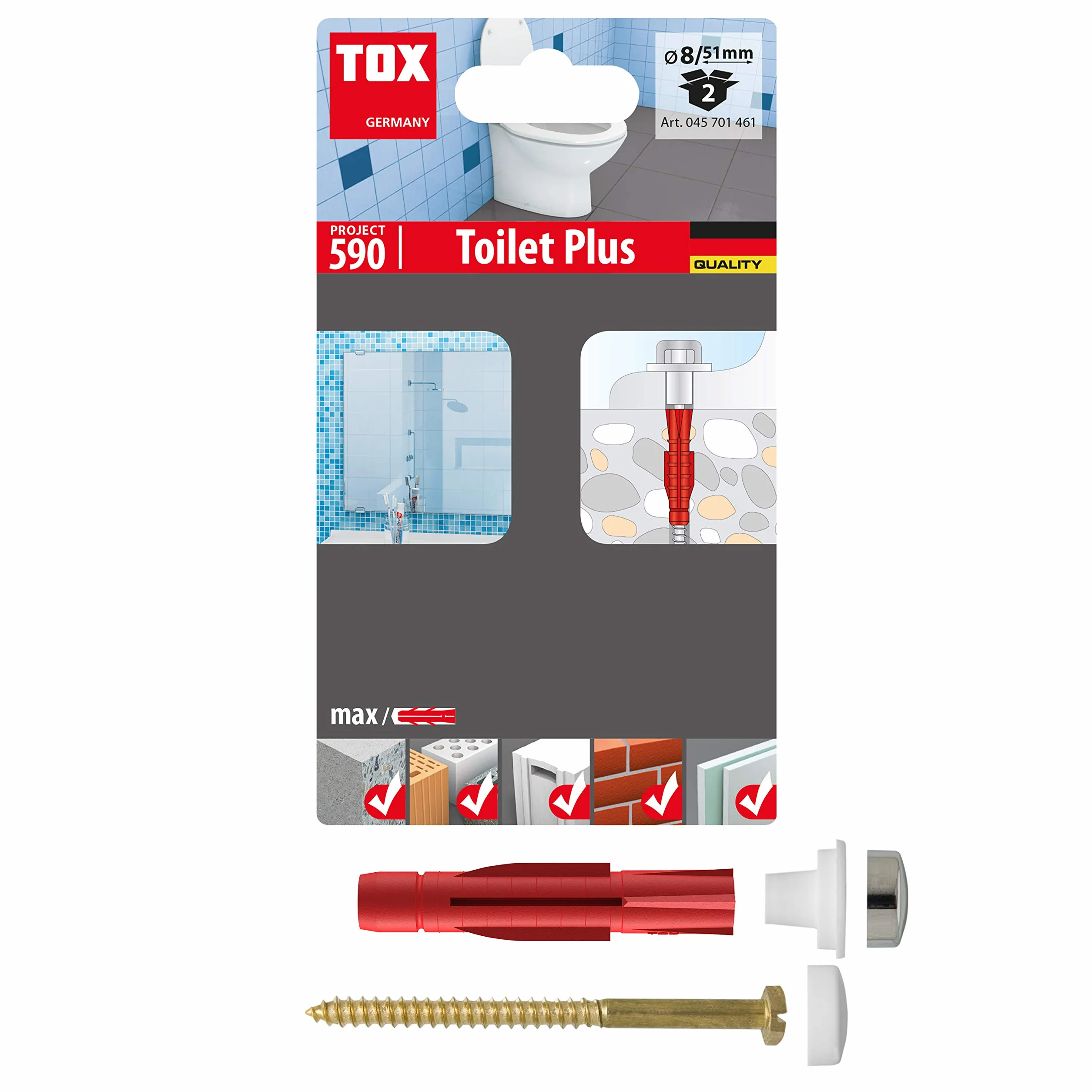 TOX toaleta stojąca WC Plus BL 045701461