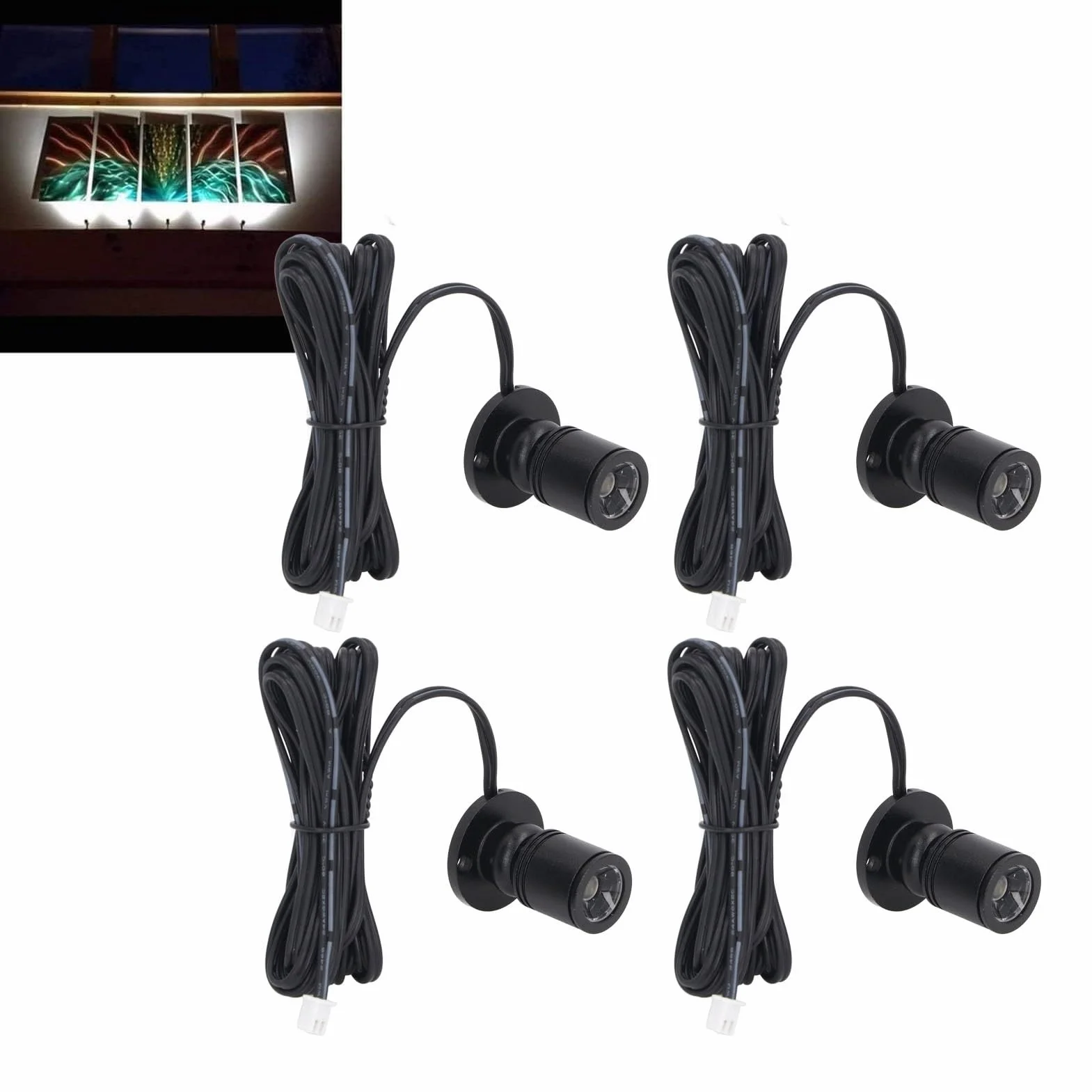 Mini Reflektor LED USB 5V Oświetlenie Punktowe 6,6 Stopy Białe 6000K