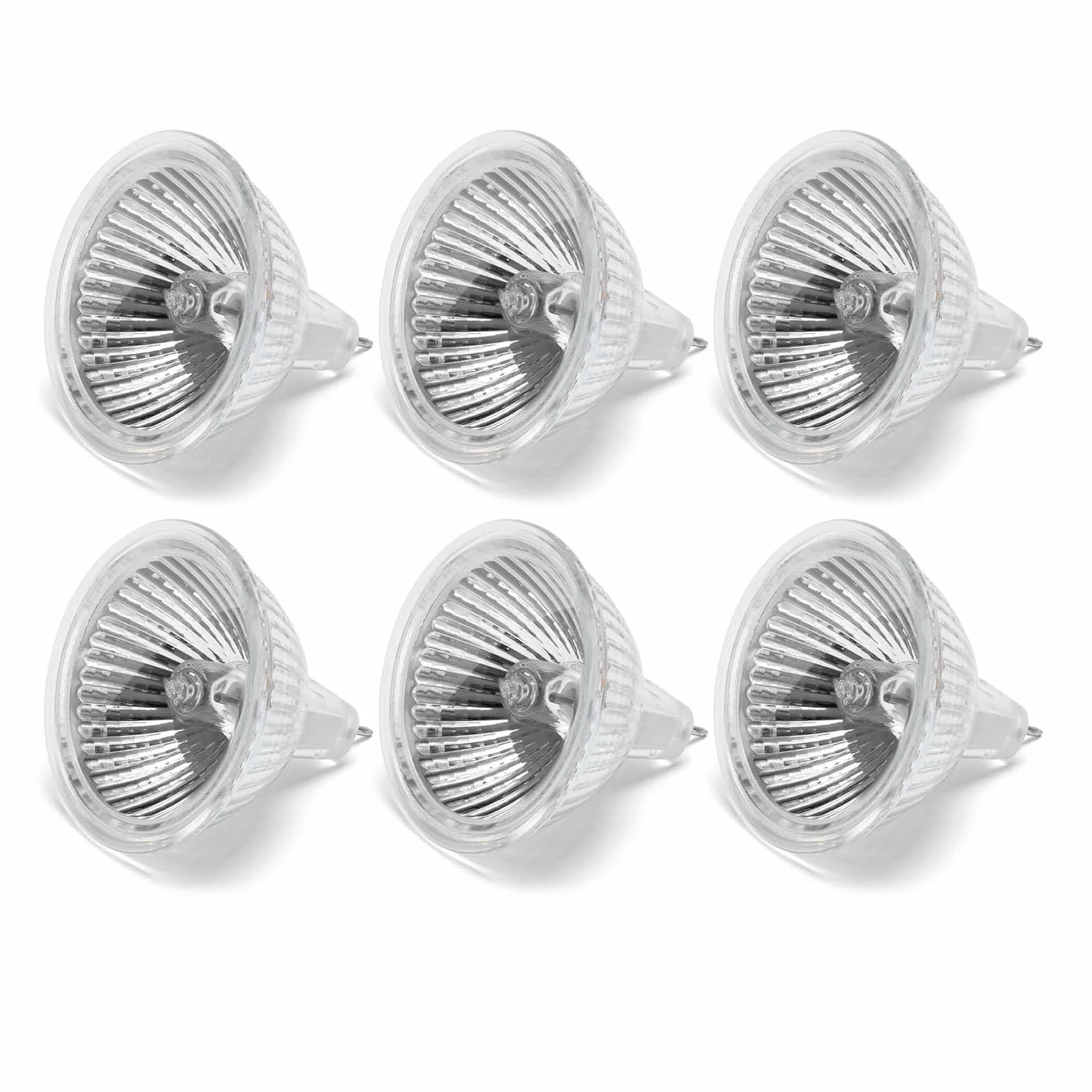 Reflektor halogenowy MR16 12V 20W GU5.3 ściemnialny ciepła biel 2700K 6 sztuk