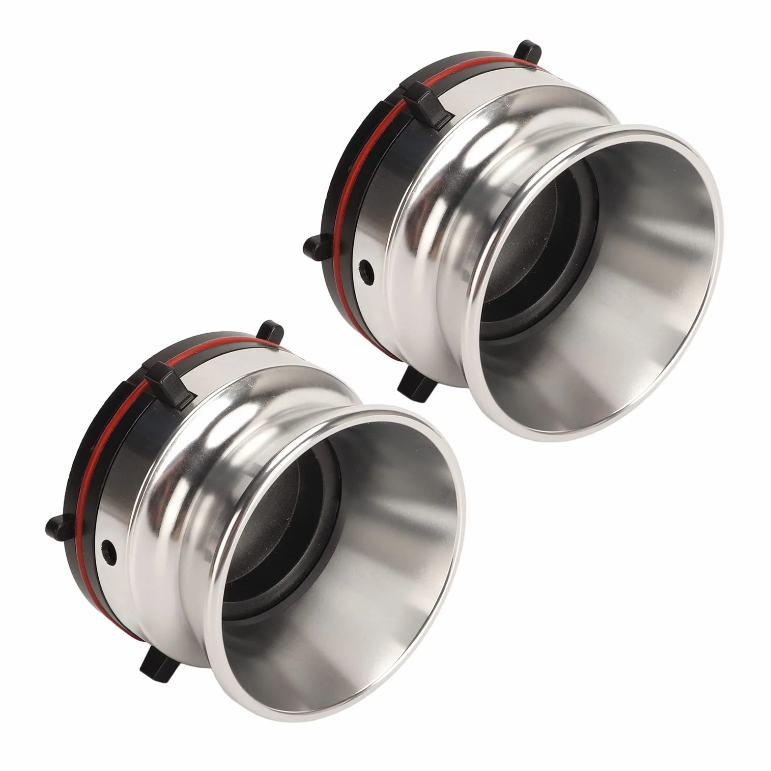Adaptery Piasty NAB 10-calowe Aluminiowe do Magnetofonu Szpulowego Studer Akai Srebrne