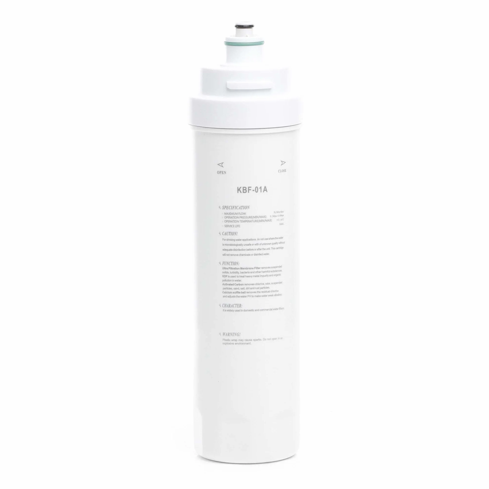 Naturewater KBF-01A Filtr mieszany 4-stopniowy siarczyn wapnia węgiel aktywny KDF ultrafiltr 0,01µ