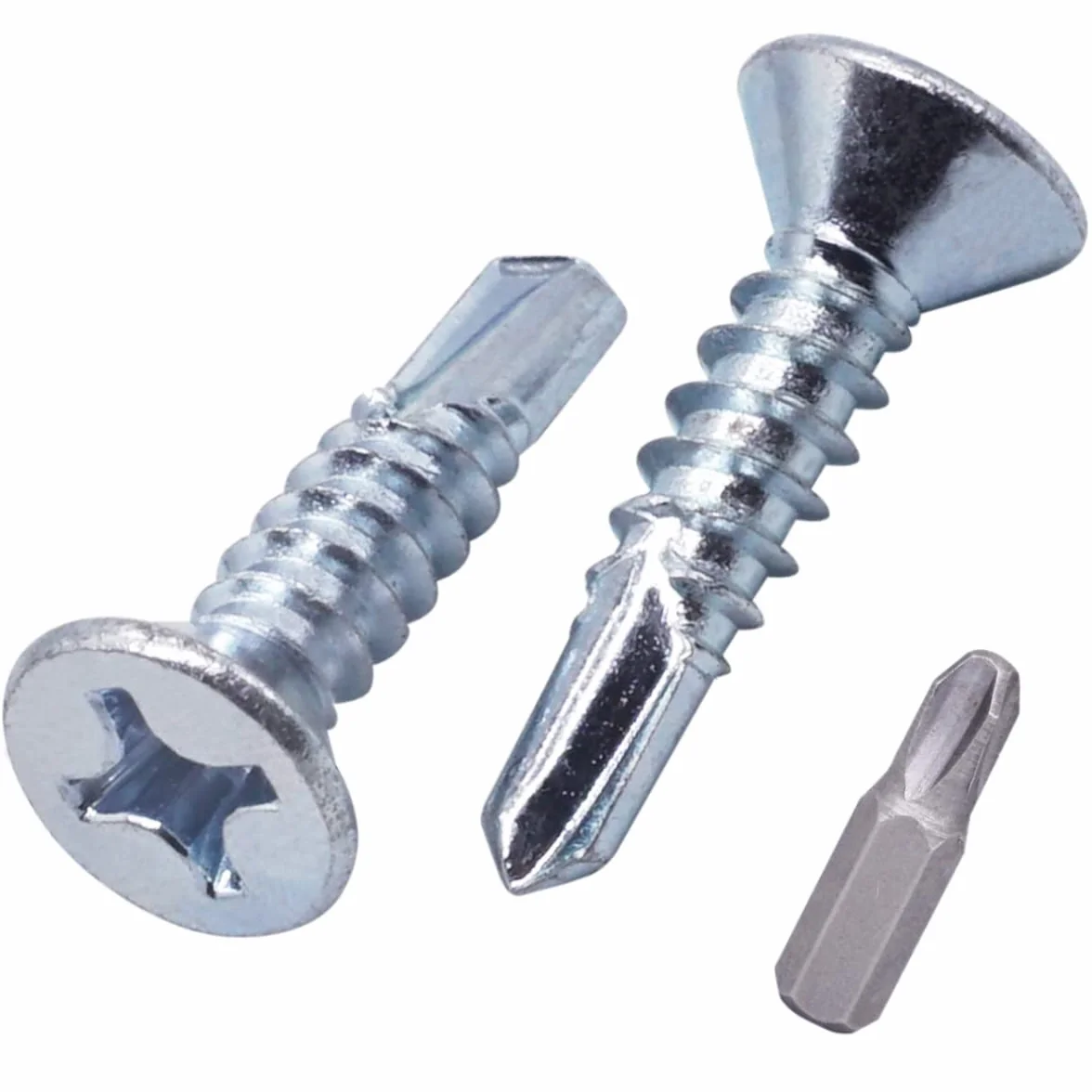 Wkręty samoniercające DIN 7504 P stal ocynkowana 5,5 x 25 mm 200 szt.