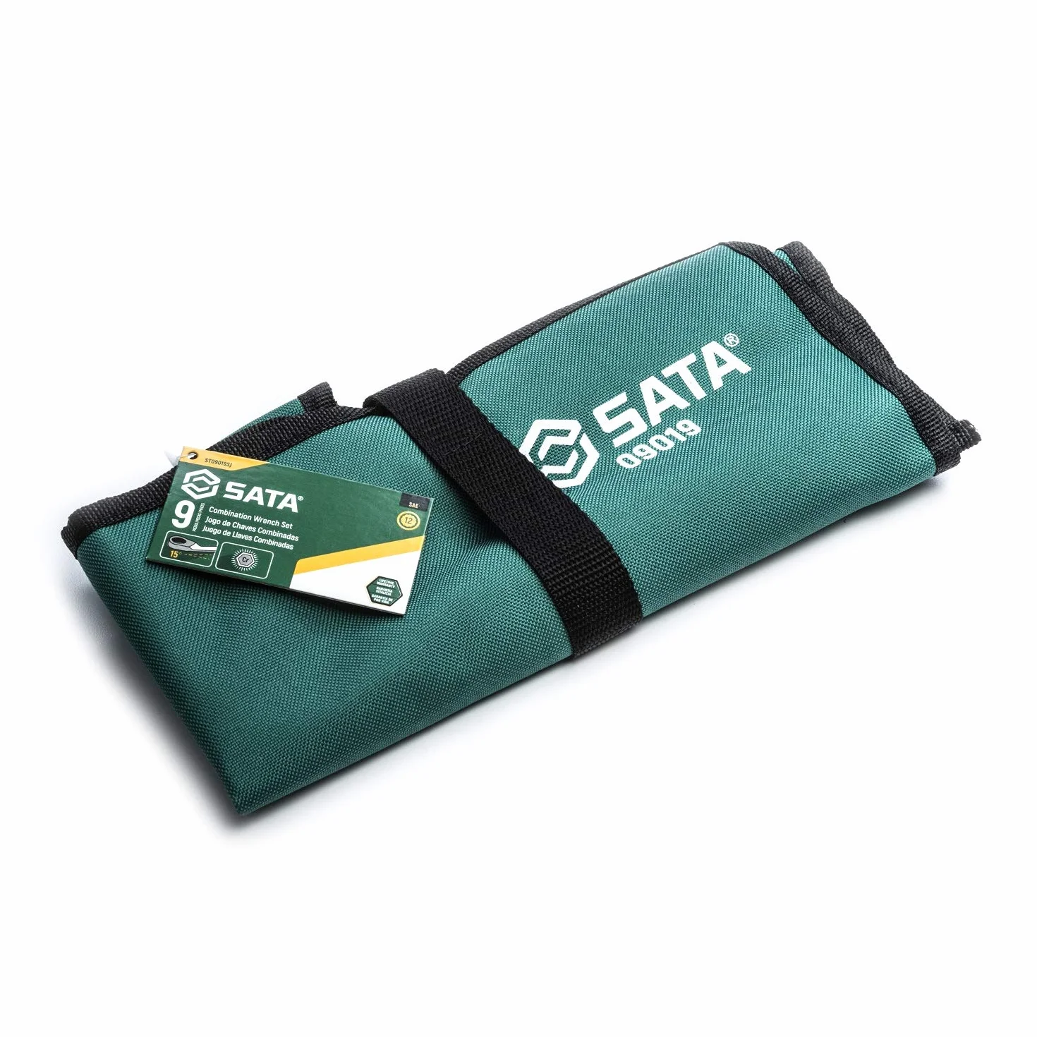 SATA ST09019SJ 9-częściowy zestaw kluczy płasko-oczkowych SAE
