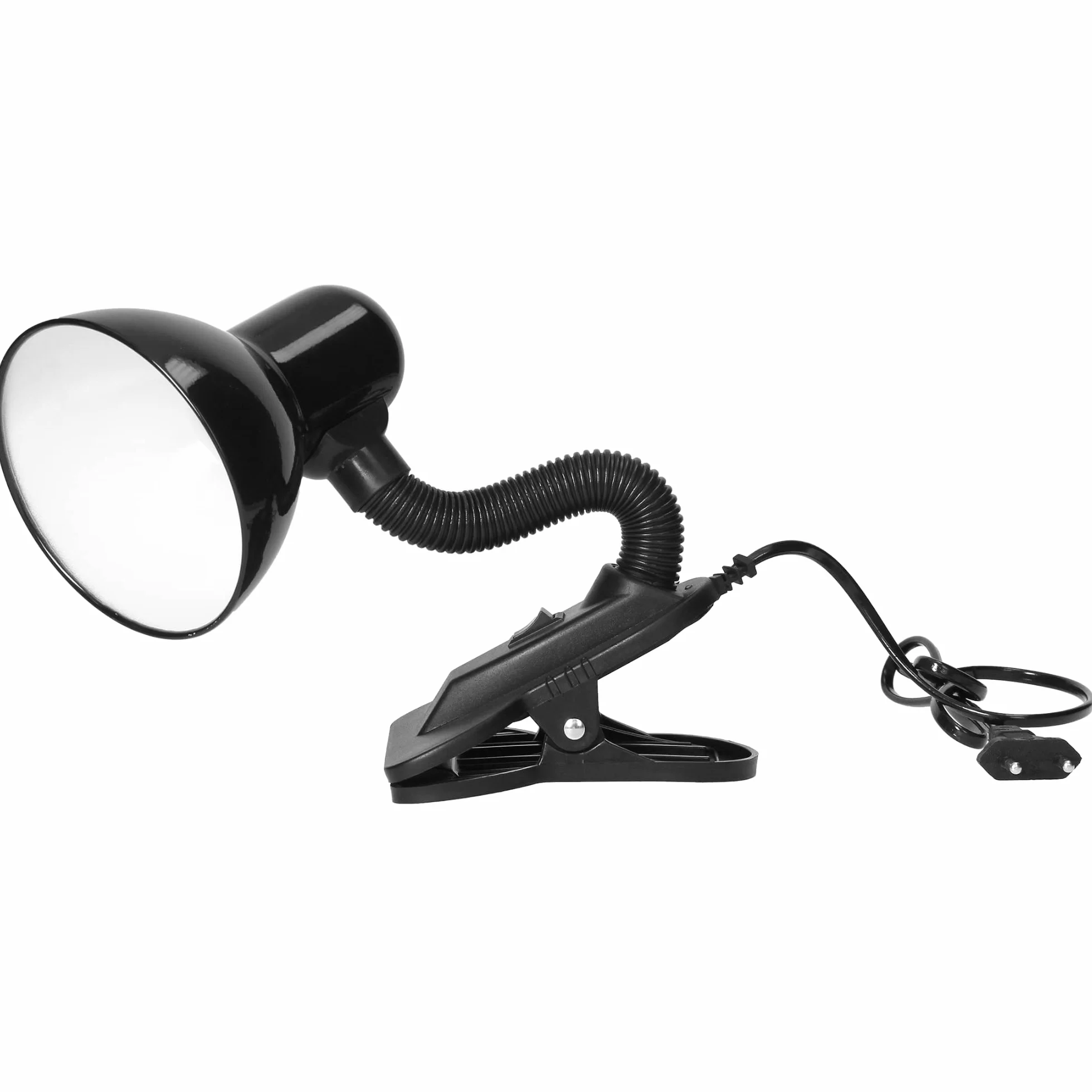 Lampa Biurkowa z Klipsem 40W E27 Stal Tworzywo Czarny