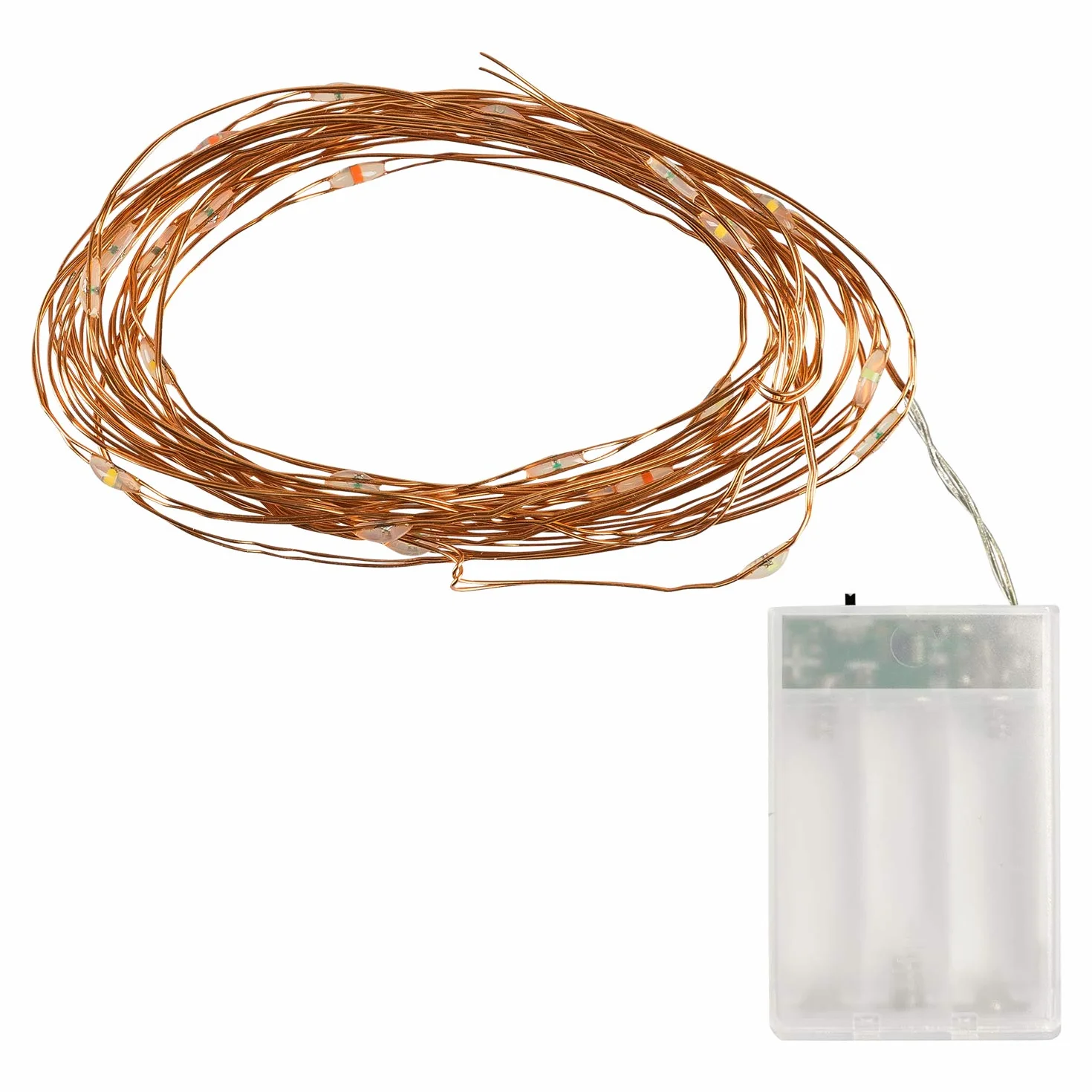 Idena 31096 Łańcuch Świetlny LED 30 Diod Kolorowy 6-Godzinny Timer Zasilany Bateriami 3,2 m Dekoracja Wnętrz Imprezowa