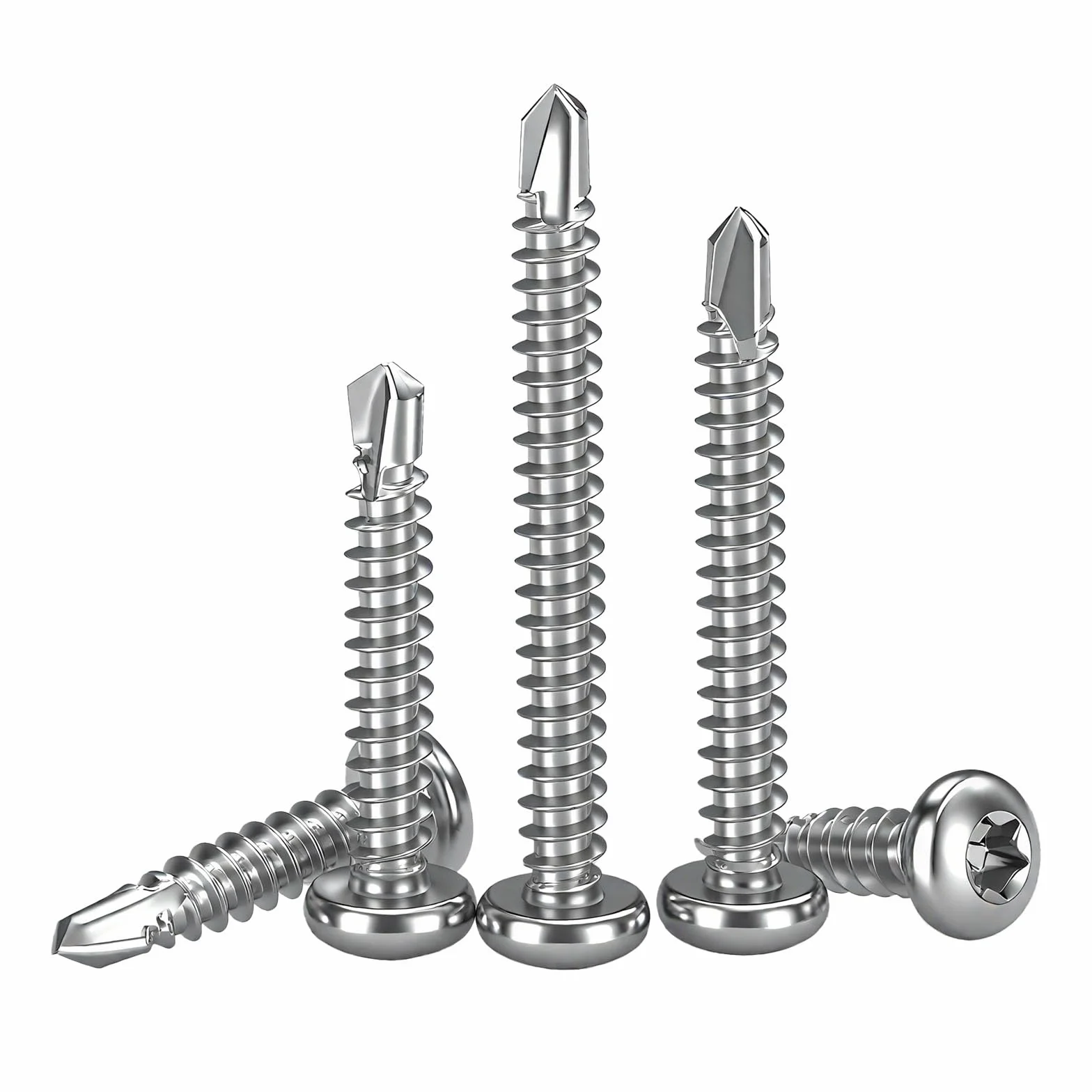 Wkręty Torx samowiercące M4 2x19 mm stal nierdzewna 410 sztuk do blachy z bitem TX20