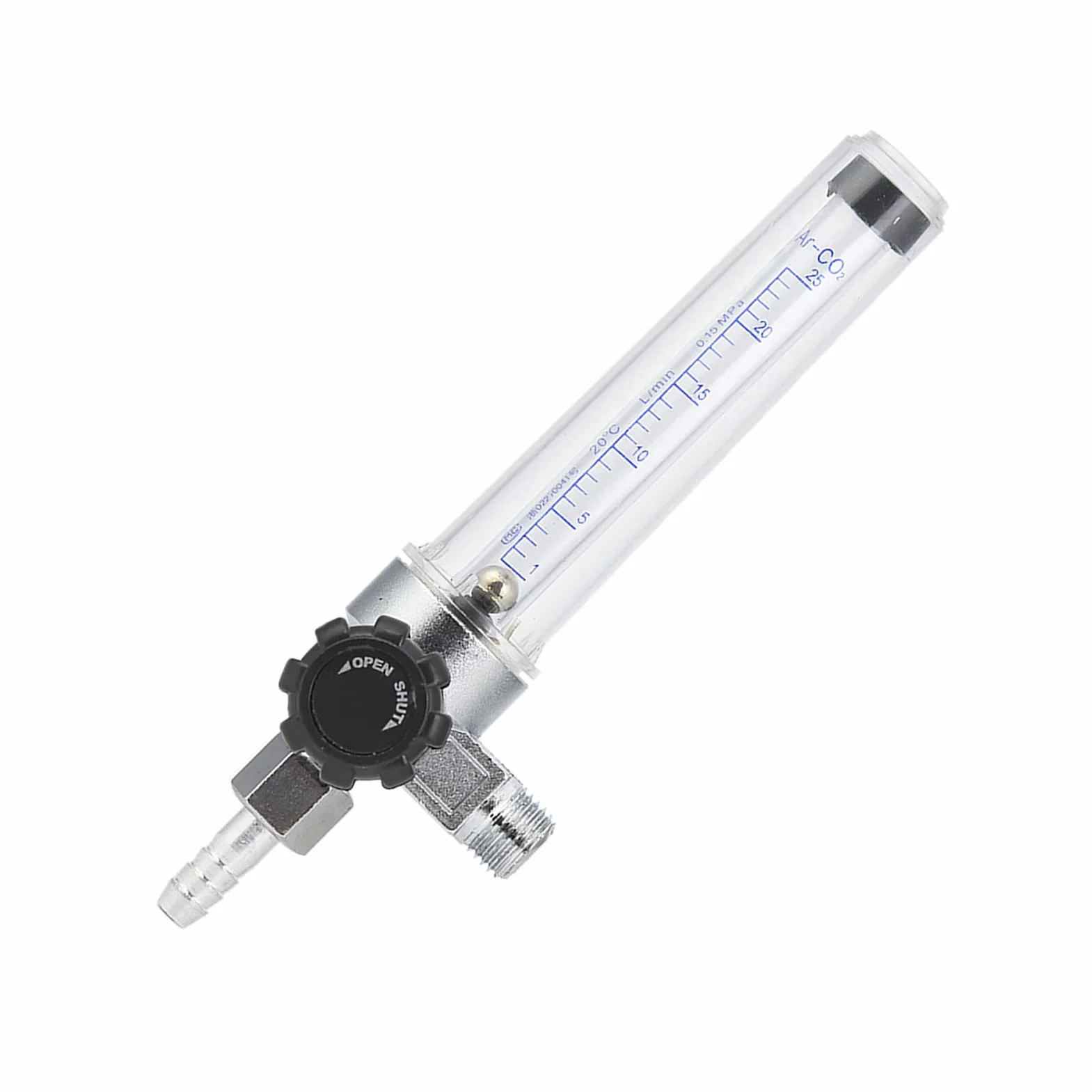 Przepływomierz Argonu CO2 Victor Regulator Dwutlenek Węgla Plastikowy Miernik Akcesoria Spawalnicze