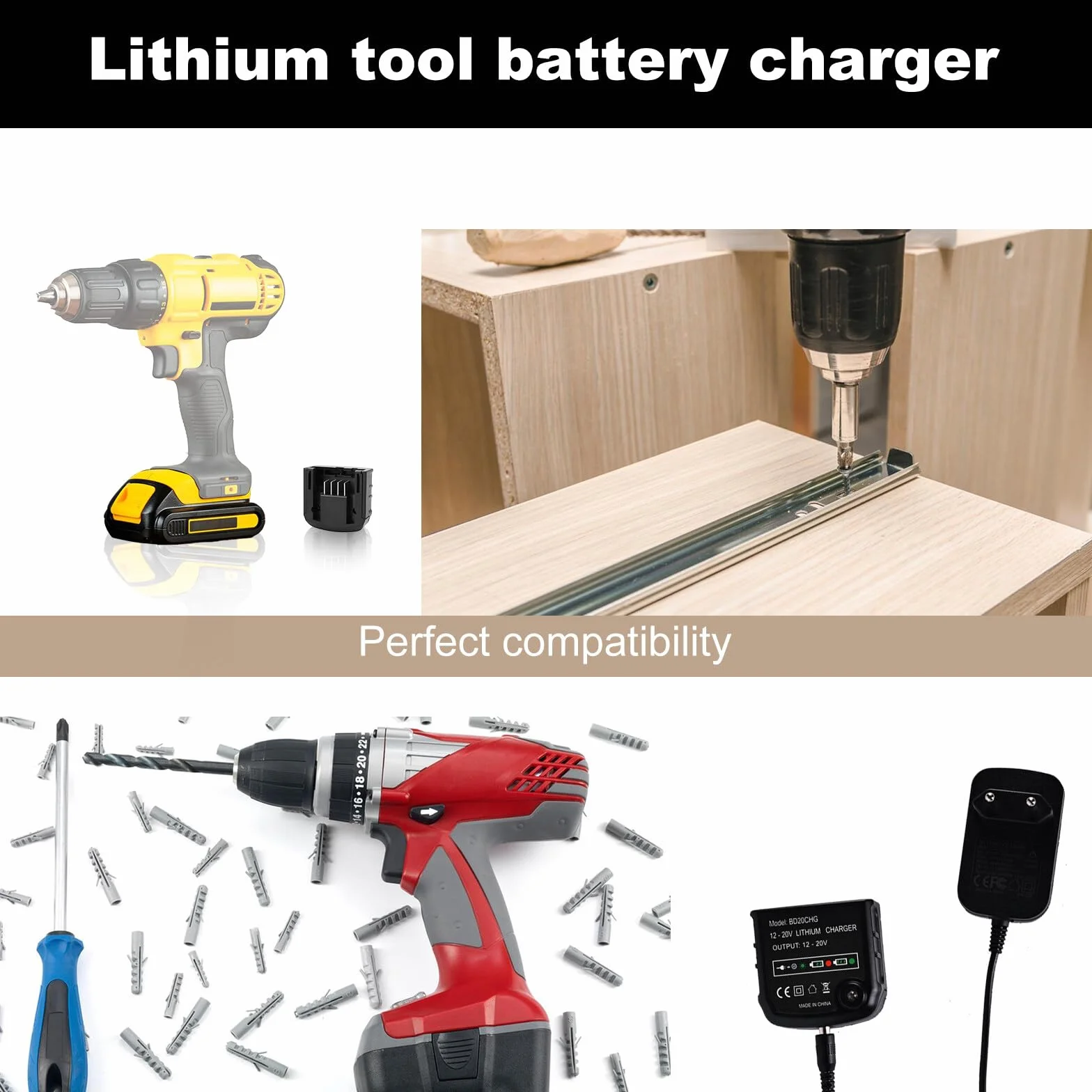 Ładowarka Black & Decker 20 V Serise LBXR20 LBXR20 LBX20 LBX4020 LBXR20 20-OPE LB2X3020-OPE LB20-OPE