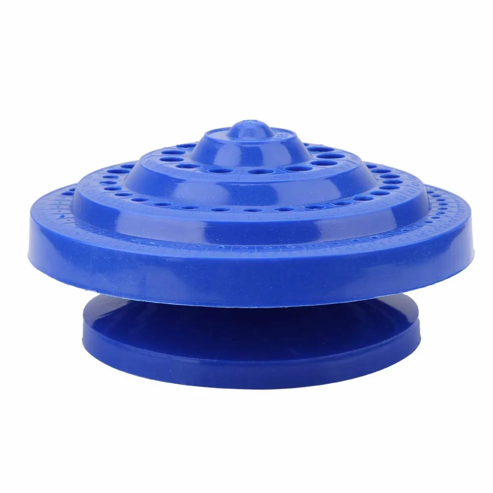 Organizer na Wiertła Pusty Futerał 1-13mm Okrągły Twarde Plastikowe Stojak 100 Otwór