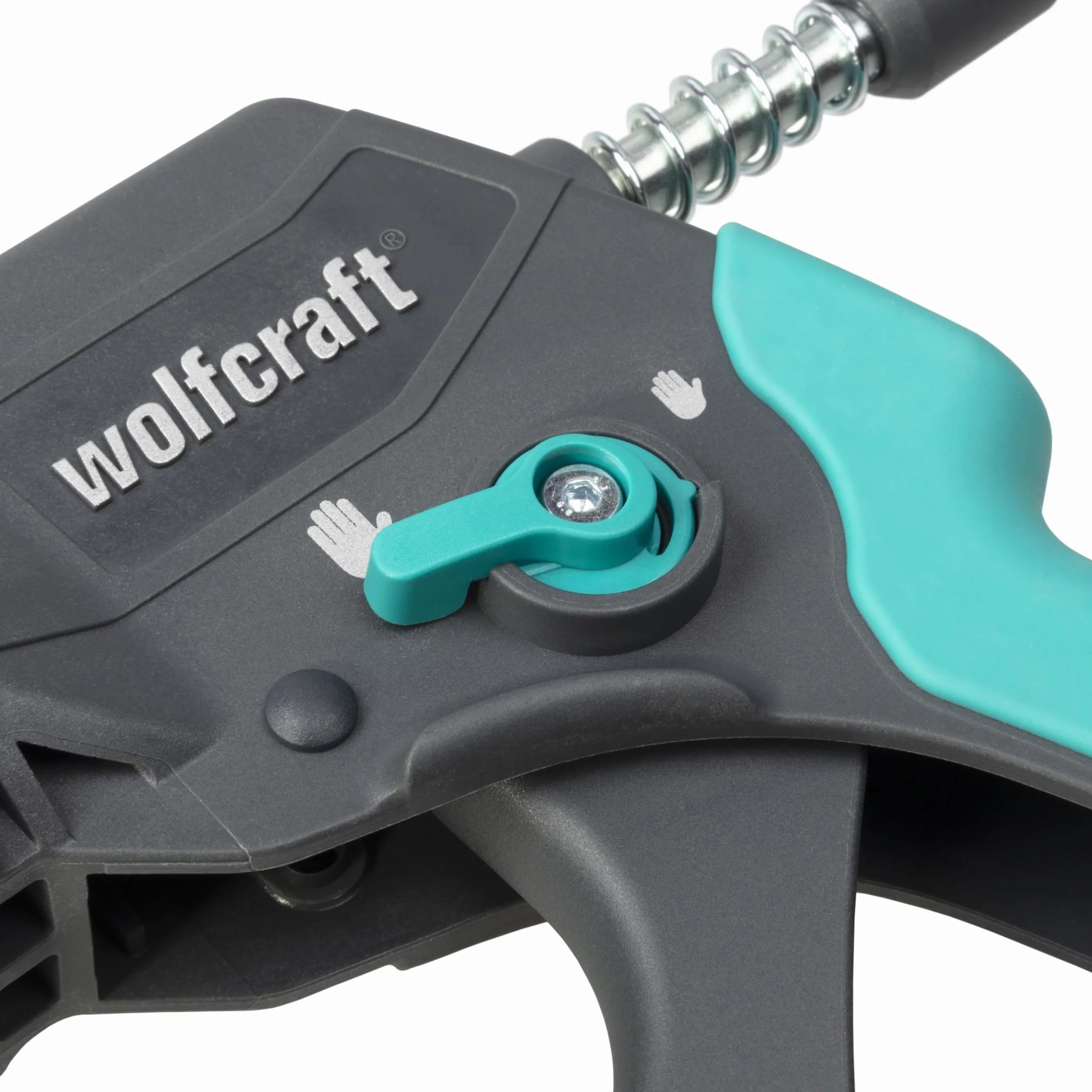 Wolfcraft Wyciskacz MG 400 - Ergonomiczny wyciskacz z regulacją szerokości uchwytu