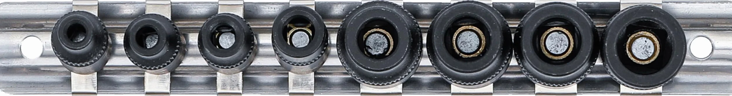 BGS 9771 Zestaw uchwytów do gwintowników magnetyczne 6,3 mm 10 mm 8 szt.