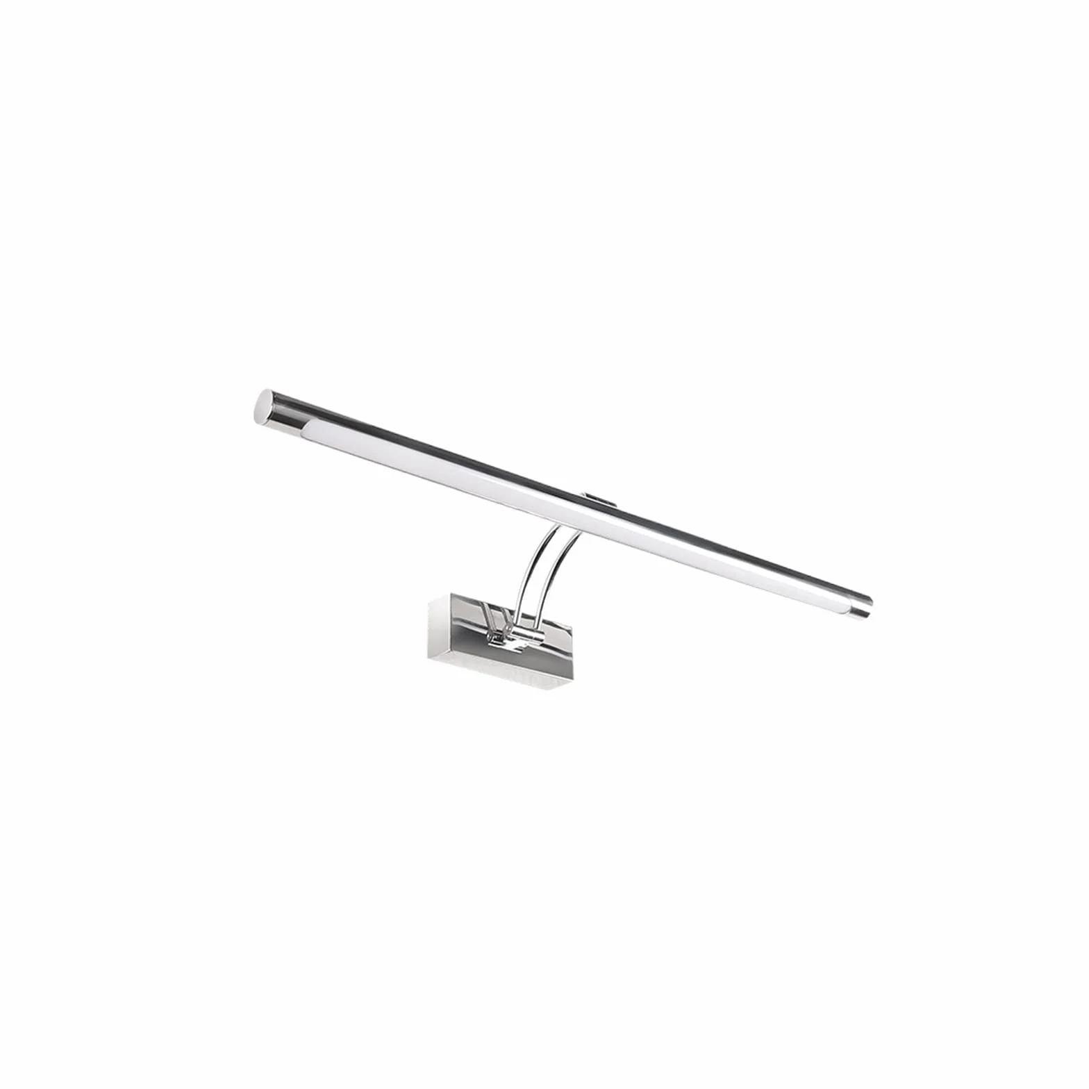 Bezprzewodowa Lampa Do Obrazu, Nowoczesna lampa ścienna led czarna srebrna 80 100 cm