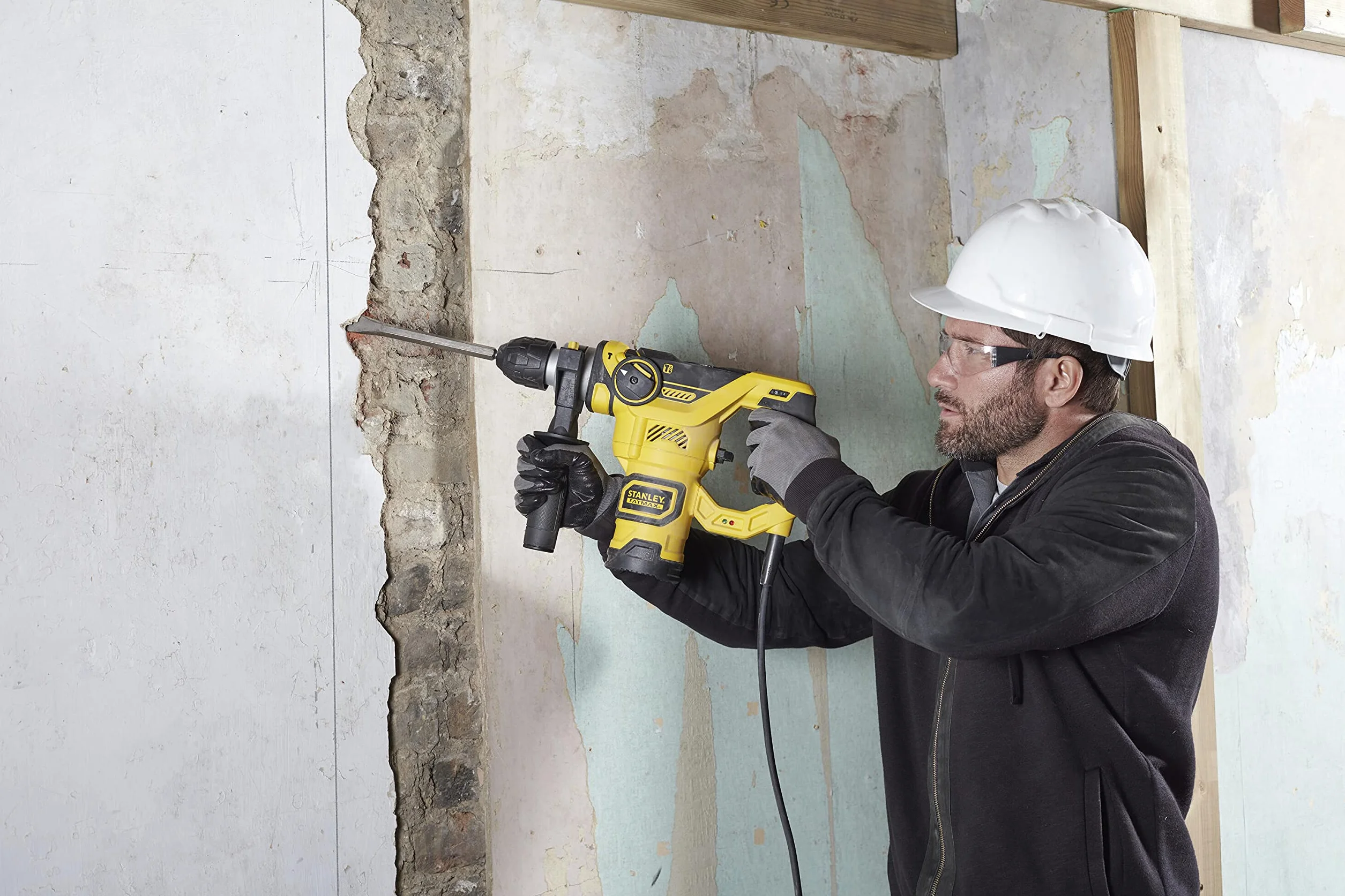 STANLEY Młotek SDS-Plus 1250W 3,5J 3 Modos 0-850 RPM 4100 IPM z Walizką