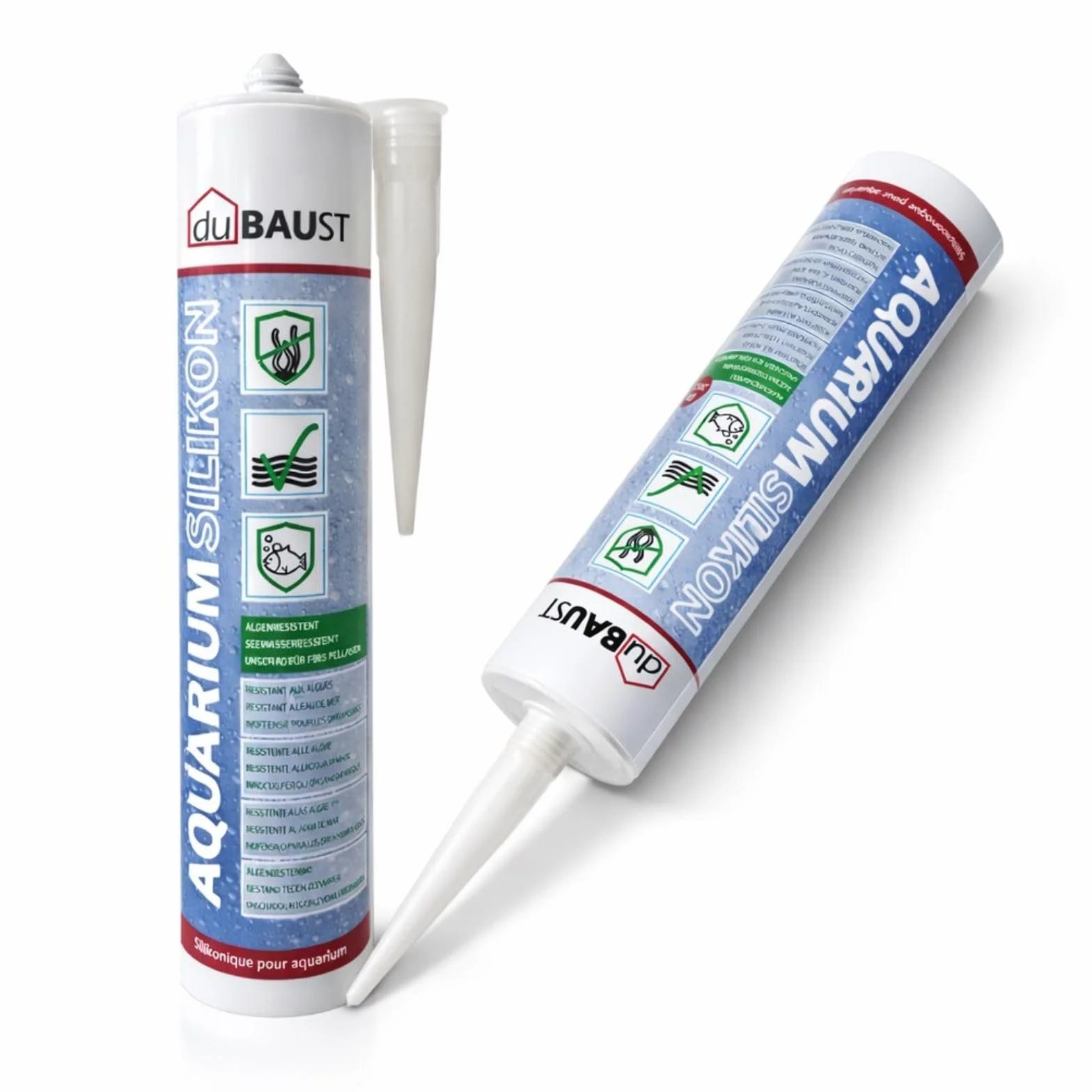 SAQ24 Silikonowy wkład 310 ml do akwarium słodkiej i morskiej klej przezroczysty