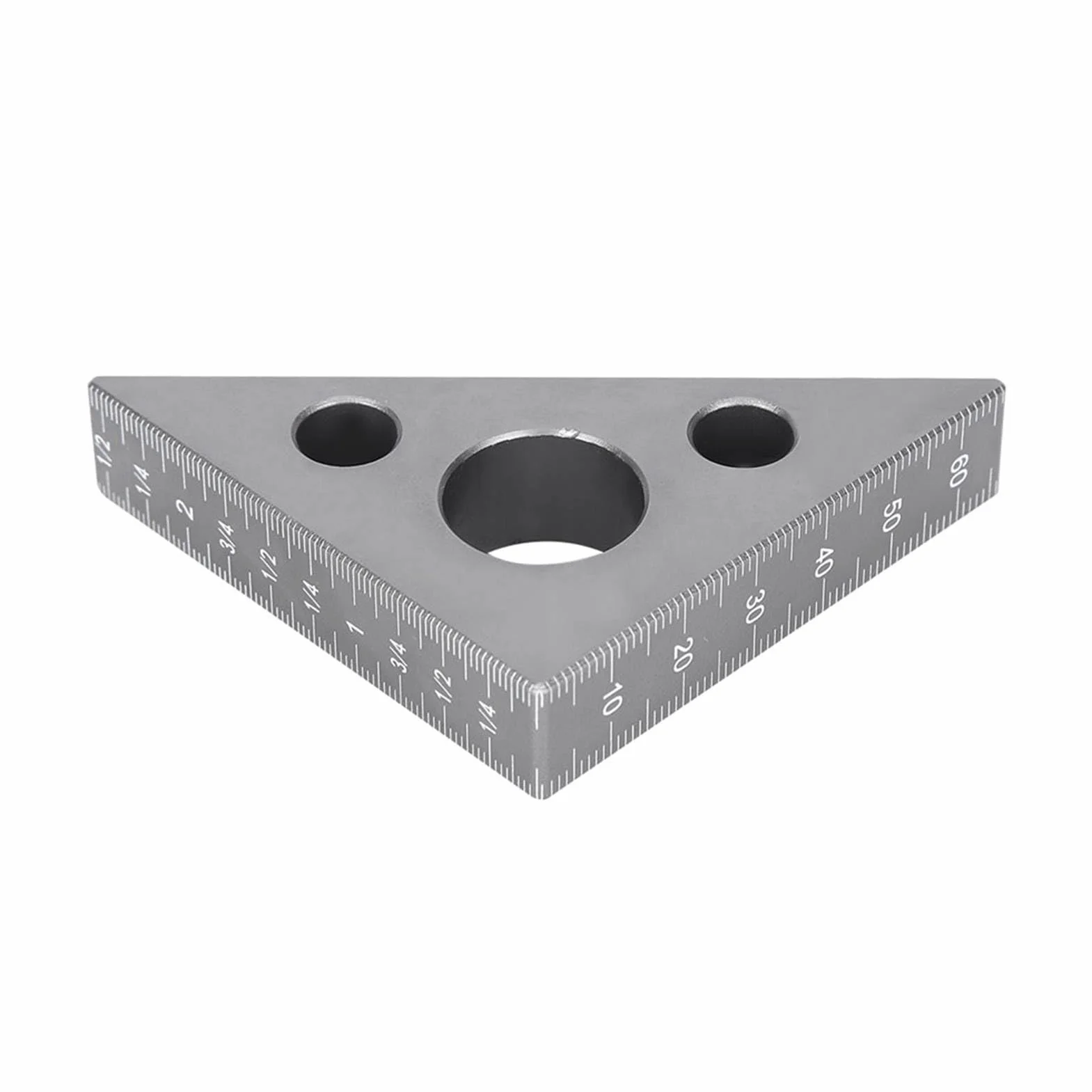 Linijka trójkątna ze stopu aluminium 45/90° do obróbki drewna