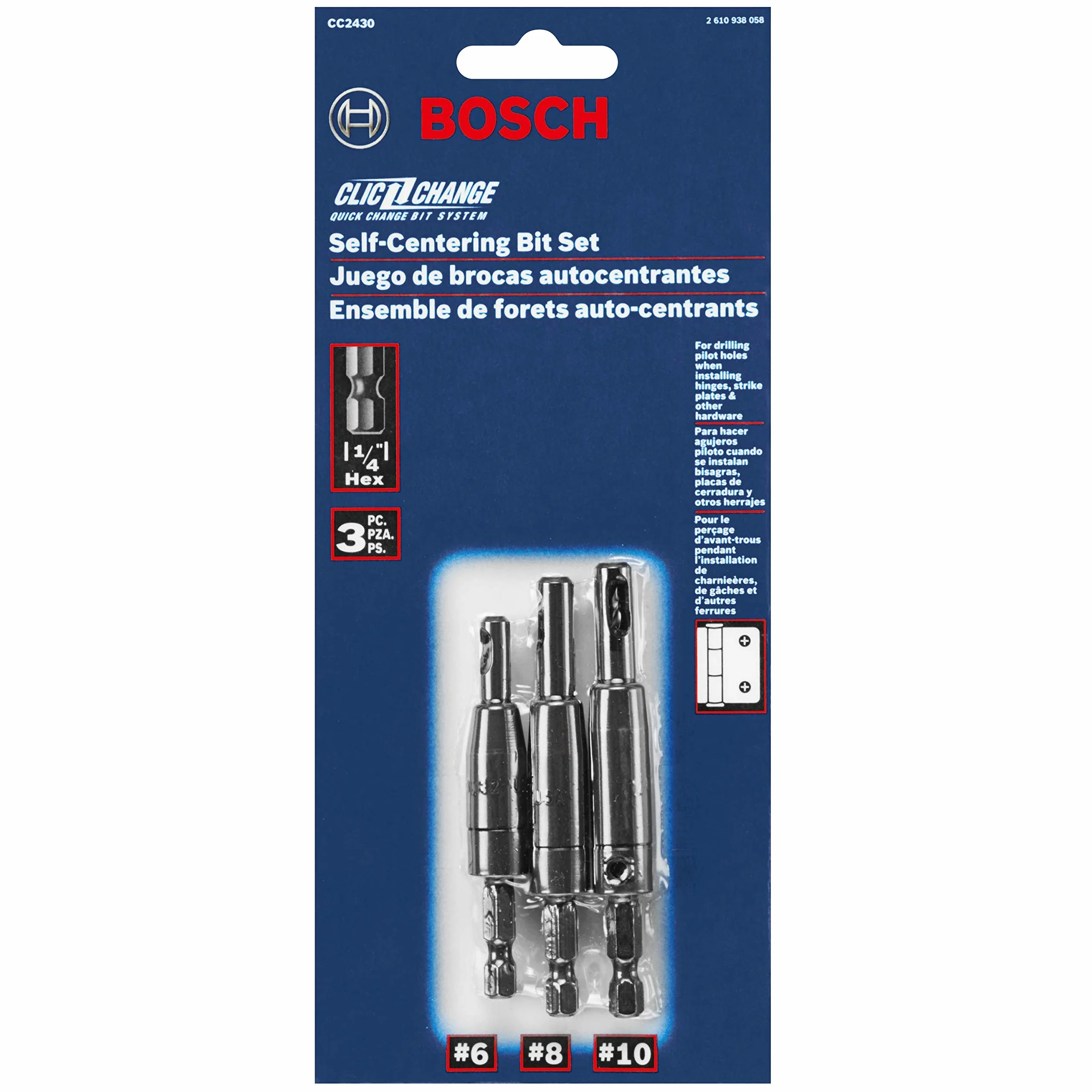 Bosch Cc2430 Adapter Srebrny 6 8 10 mm
