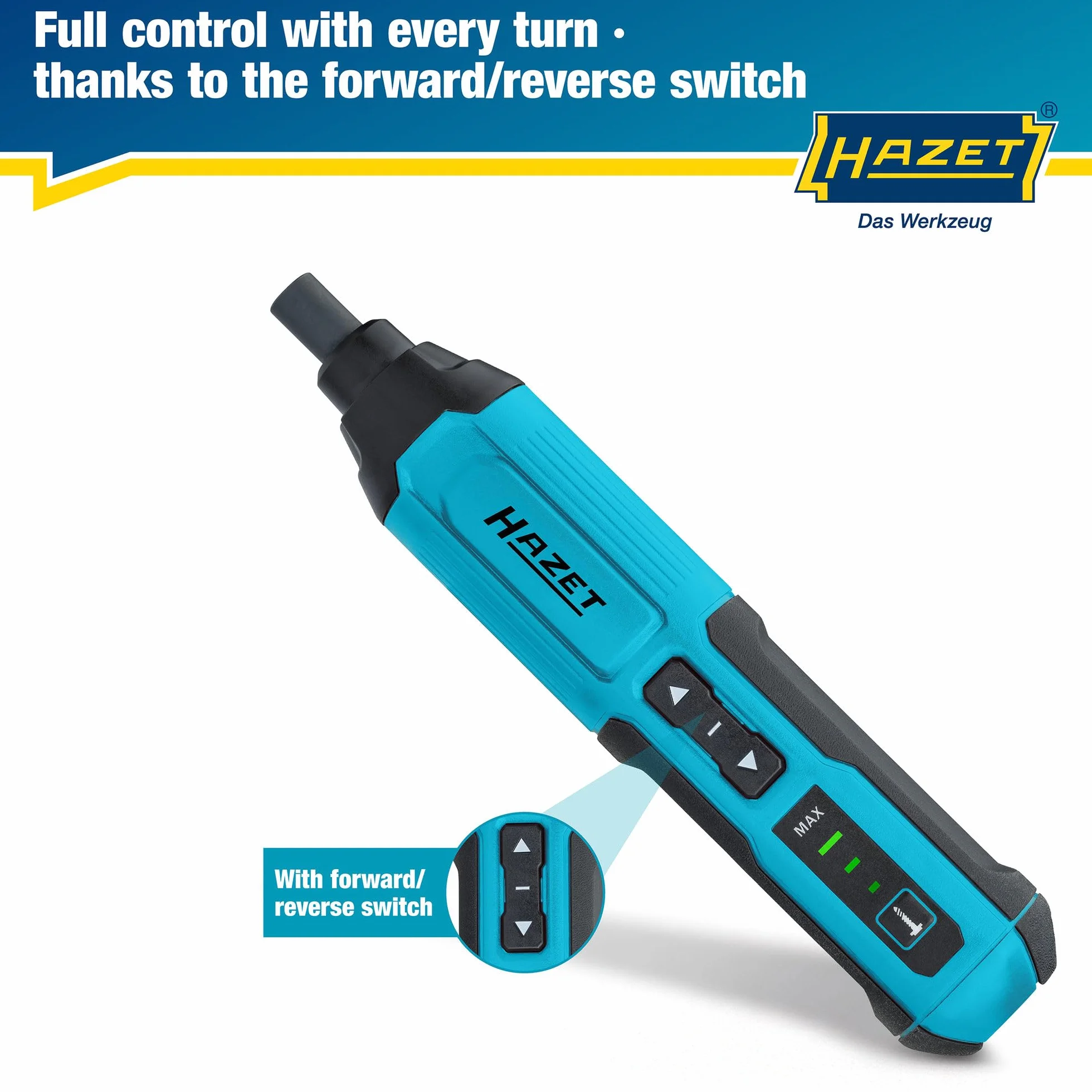 HAZET 9230B-2 wkrętarka akumulatorowa 1/4 cala 4 V litowa 5 Nm LED USB-C