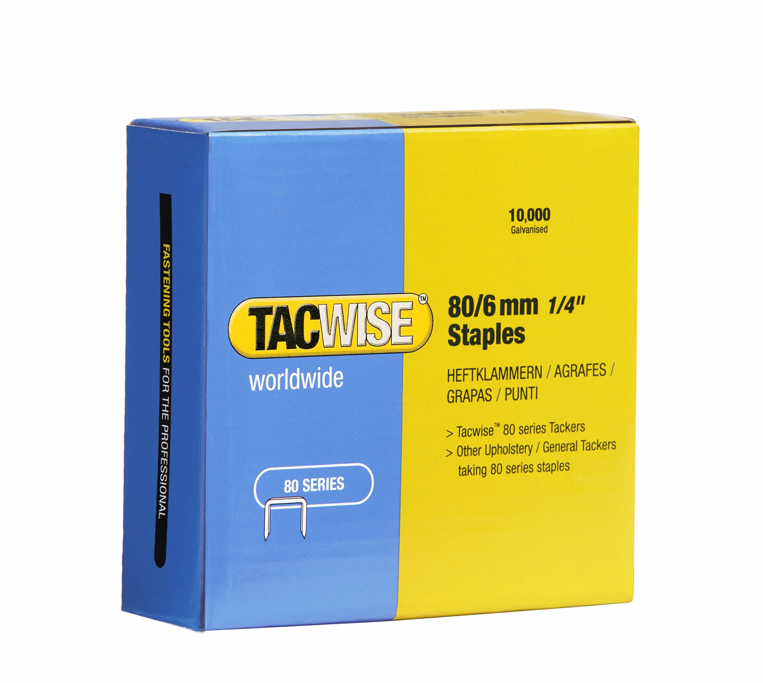 Tacwise Typ 80/6 mm Zszywki do pistoletu zszywacza (karton 10 000)