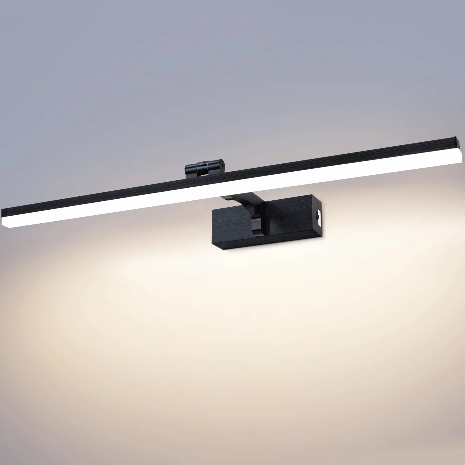 Lampa LED na lustro łazienkowe, 60 cm, 12 W, 1320 lm, lampa łazienkowa, lustro, oświetlenie lustra, oświetlenie lustra 3 CCT, z przełącznikiem, szafka z lustrem, możliwość przyciemniania