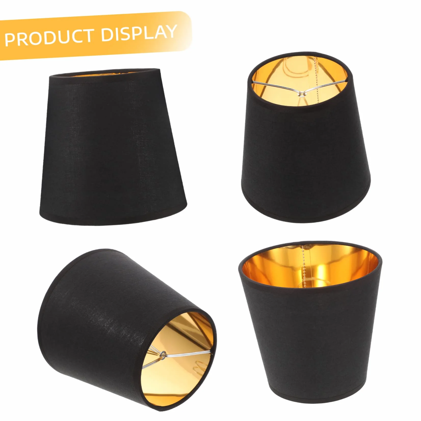 Uonlytech Abażur Z Tkaniny Abażury Do Lamp Stołowych Osłona Abażuru Zamienna Klosze Metalowe Abażur Lniany Dekoracyjny Abażur Abażur Do Lampy Ciemny Czarny Abażur Do Lampy Stołowej