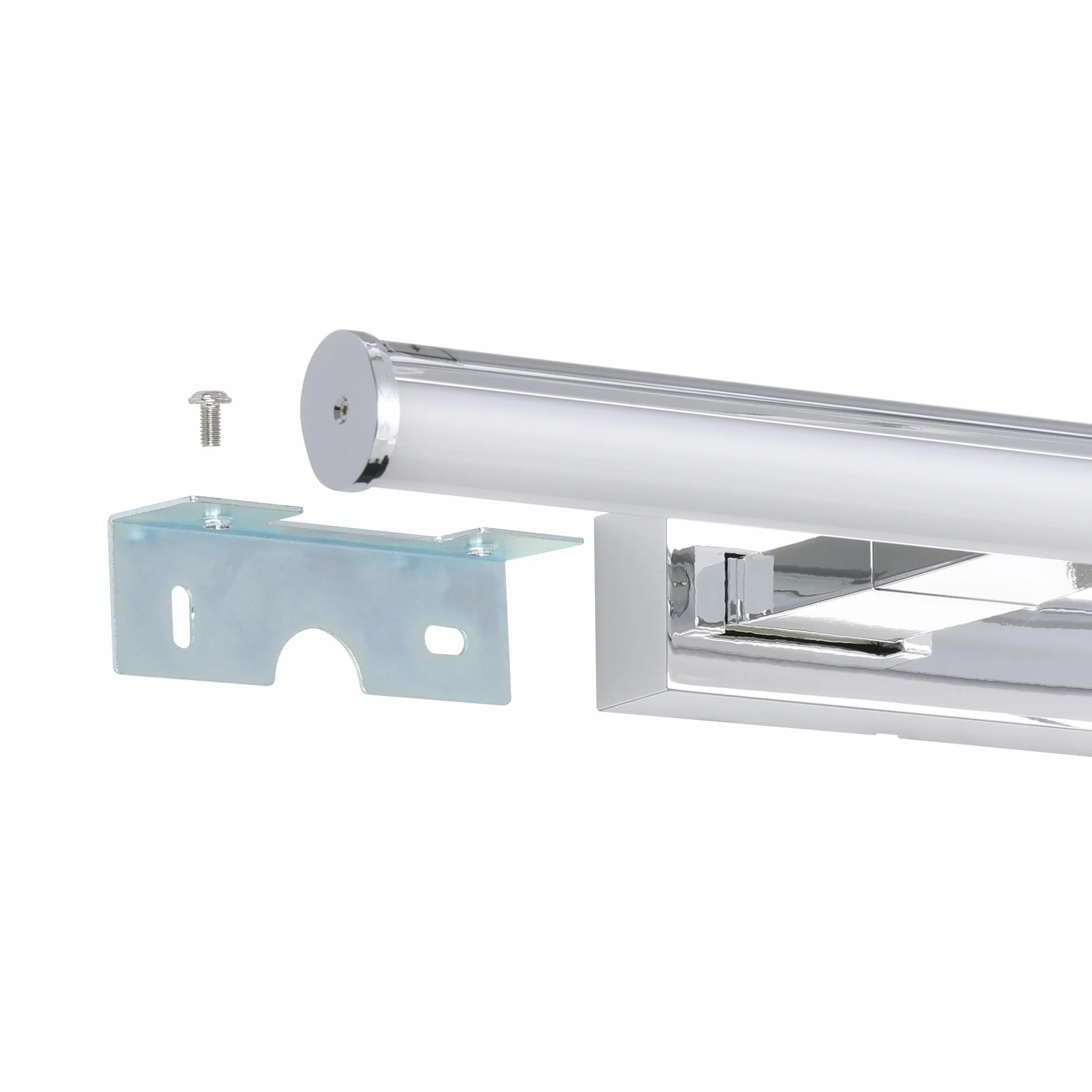 EGLO Lampa ścienna LED Vadumi, nad lustro, łazienkowa, chrom, biała, IP44, dł. 40 cm