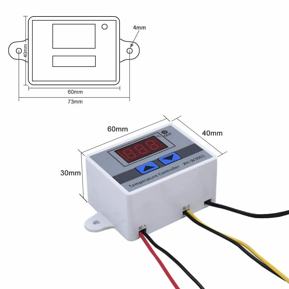 Cyfrowy moduł regulatora temperatury LED XH-W3001 110-220V 1500W