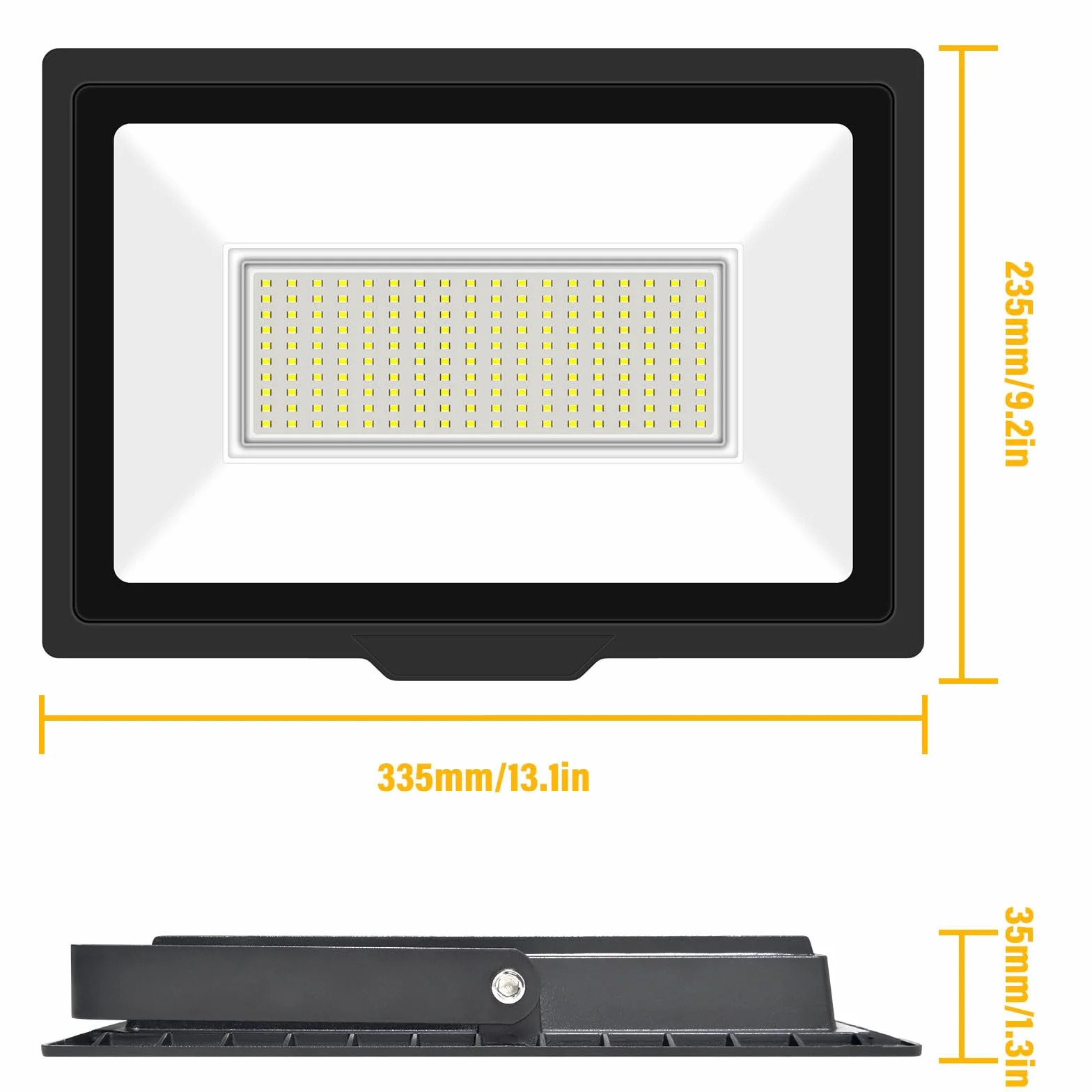 Willpower Reflektor LED 150W IP67 Wodoodporny Zewnętrzny Światło Indukcyjne