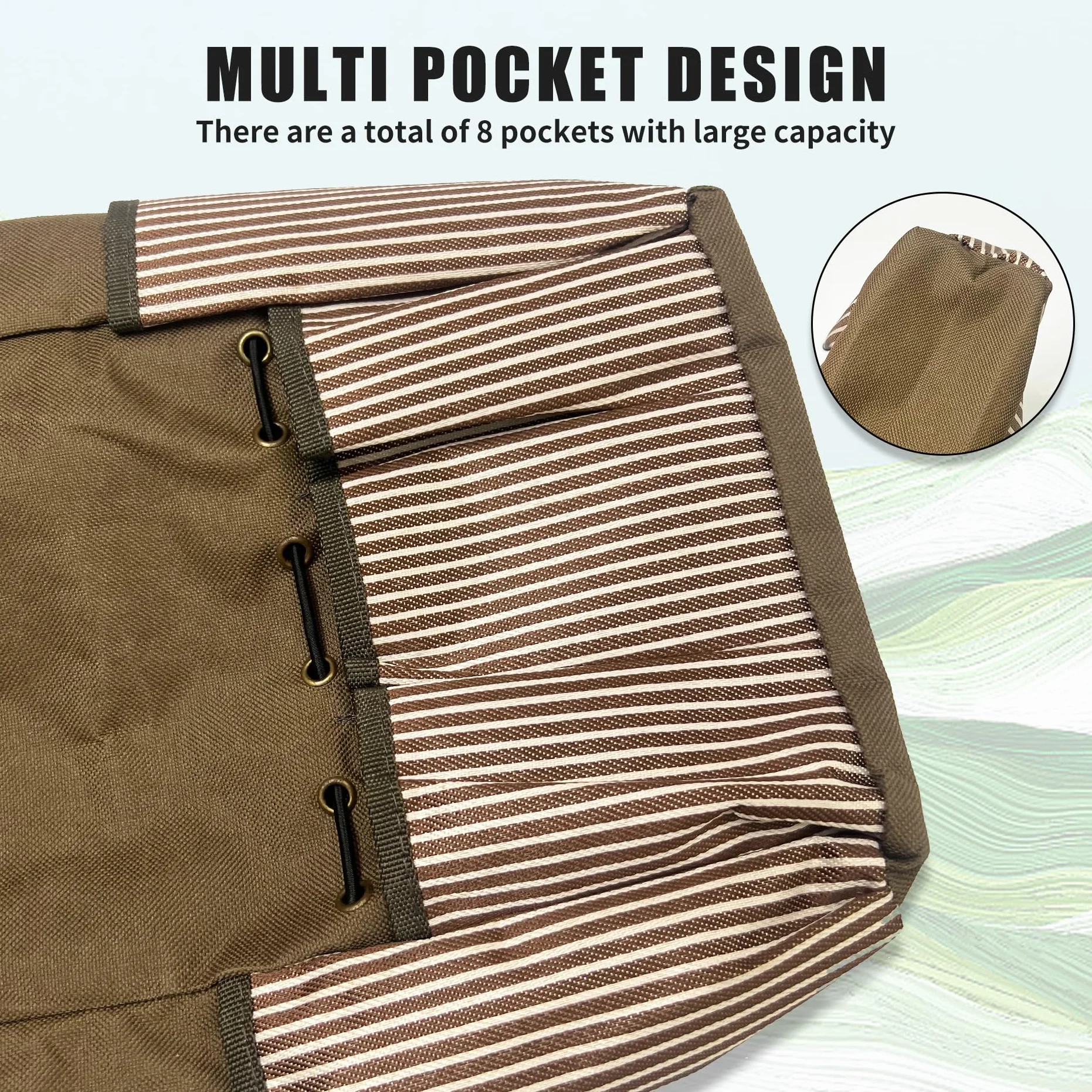 Oxford Garden Tote Organizer do przechowywania z uchwytami