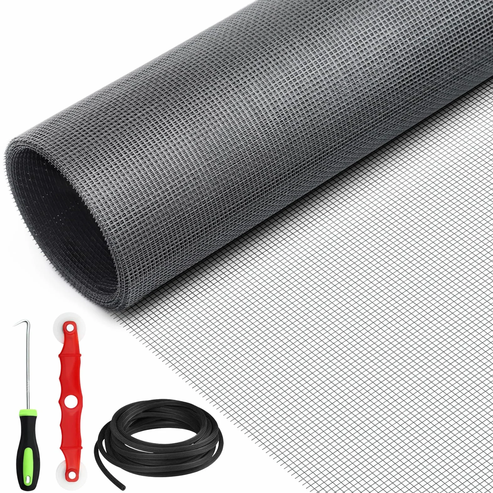 Moskitiera Do Okna DIY 250x120 cm Włókno Szklane