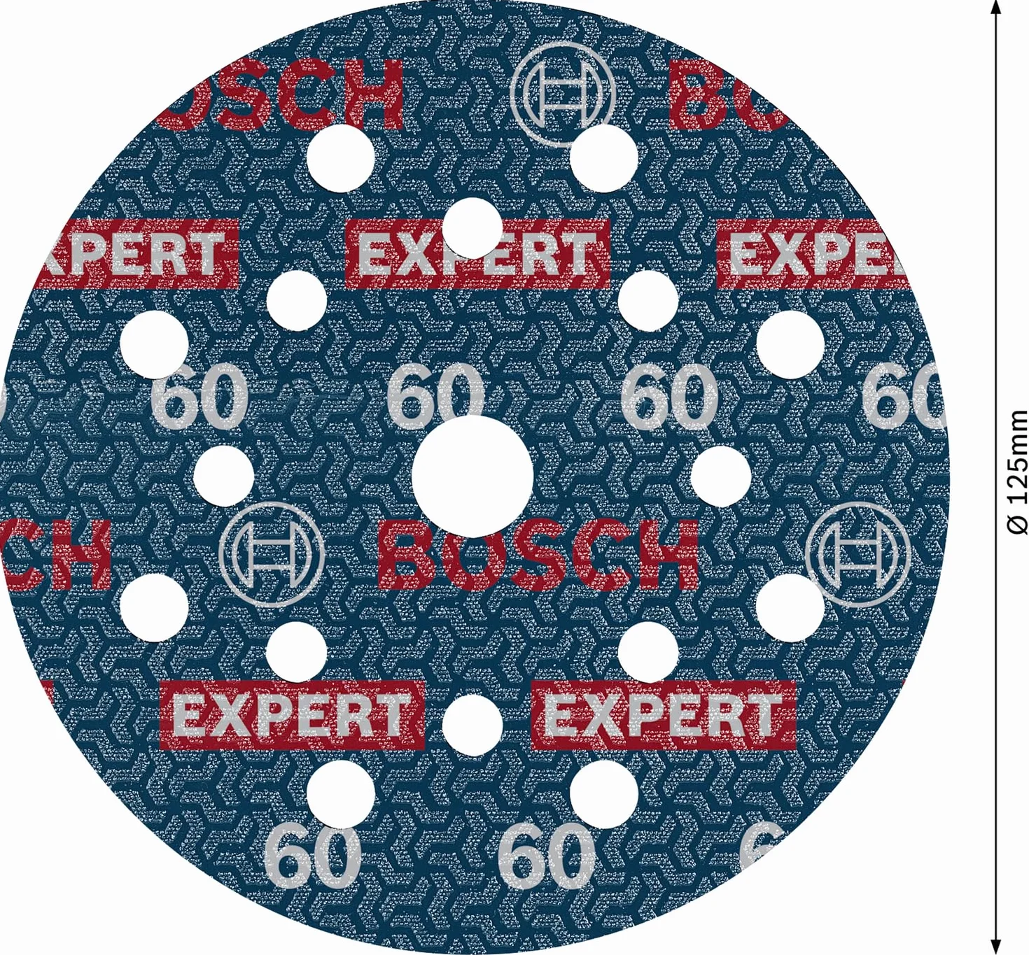 Bosch tarcza szlifierska EXPERT O780 125 mm ziarnistość 60 do drewna i farby
