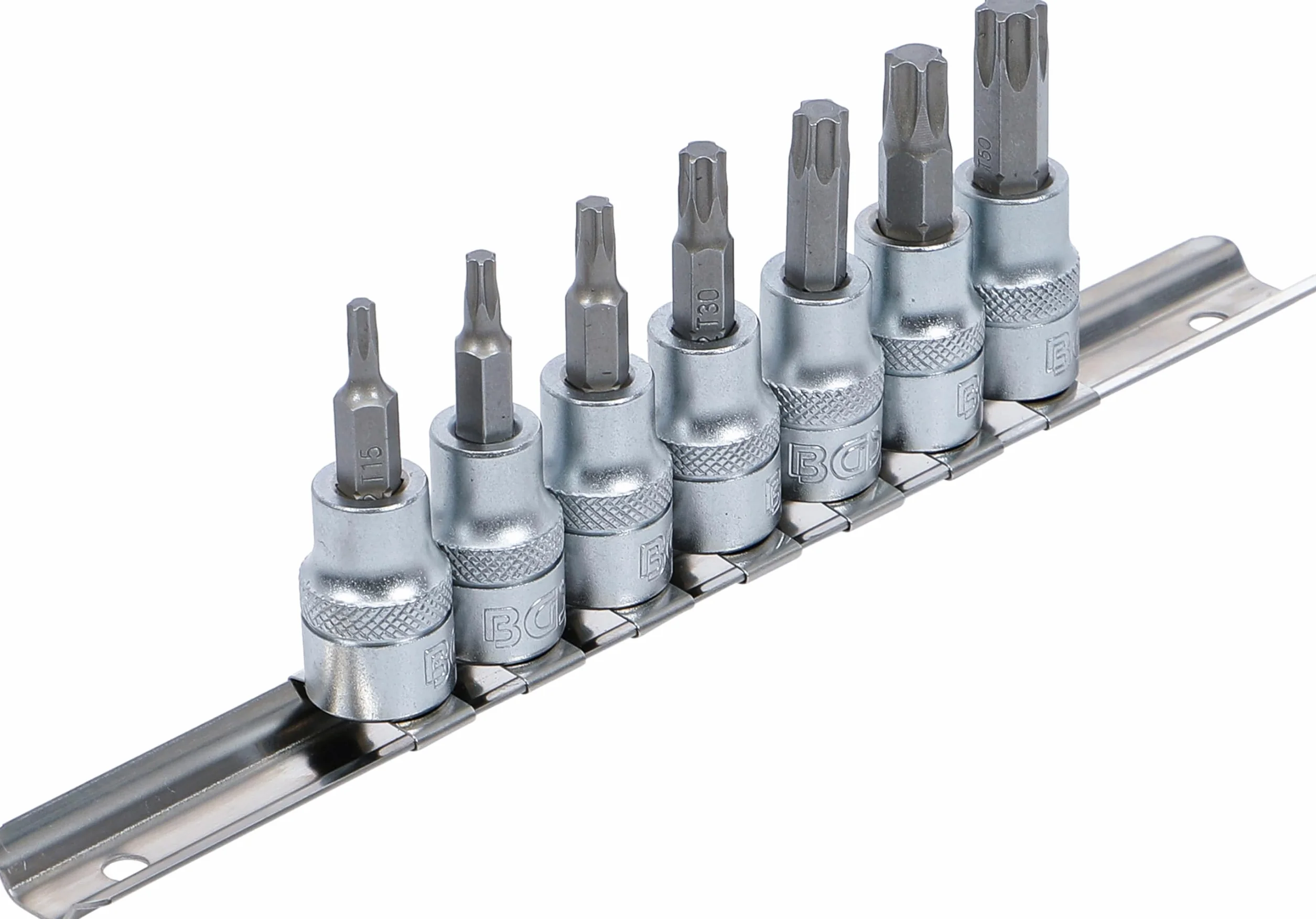 BGS 5108 Zestaw nasadek do bitów 10 mm (3/8") profil T Torx T15-T50 7 szt.