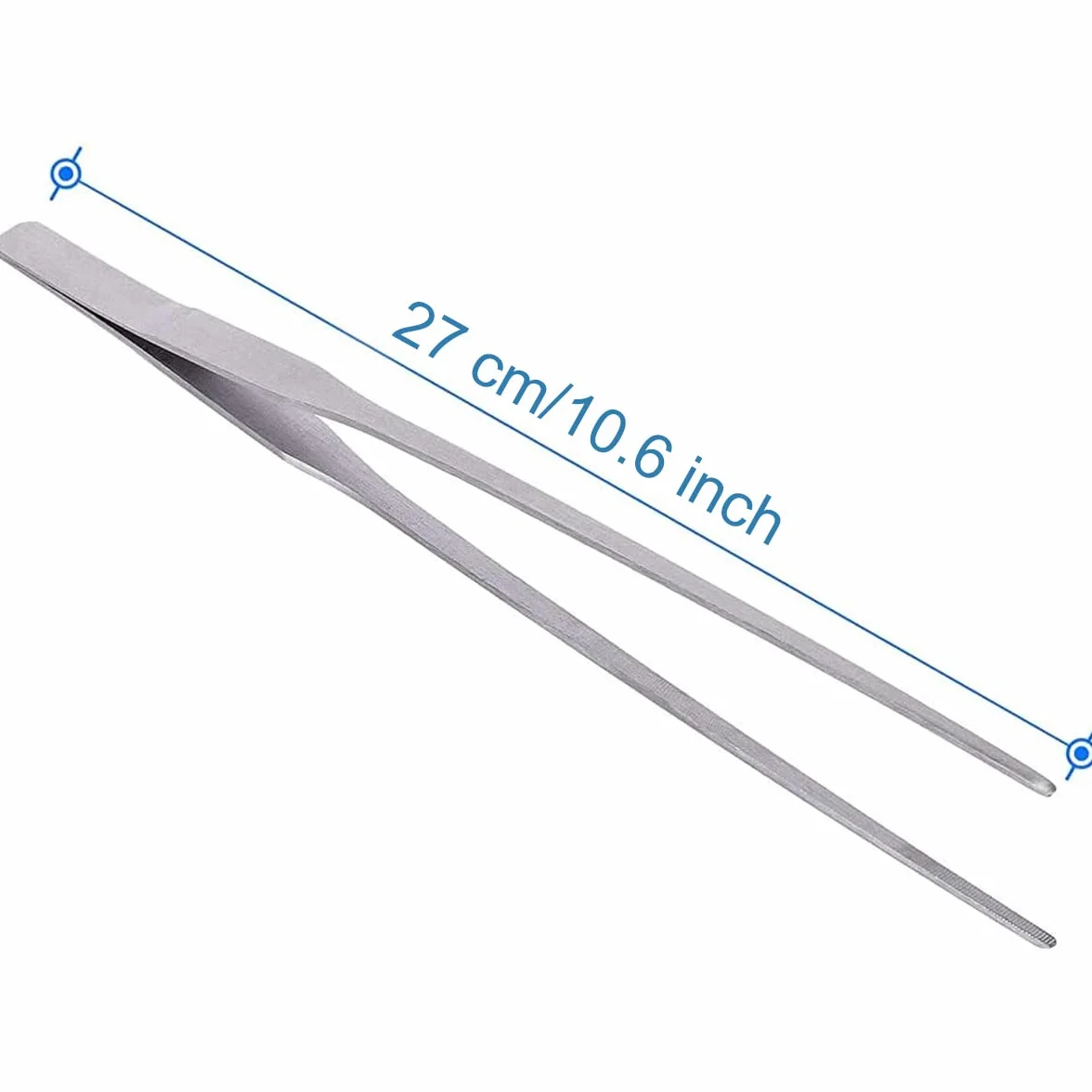 Pincety ze stali nierdzewnej 27 cm 10,6 cala 2 sztuki prosta zakrzywiona precyzyjna