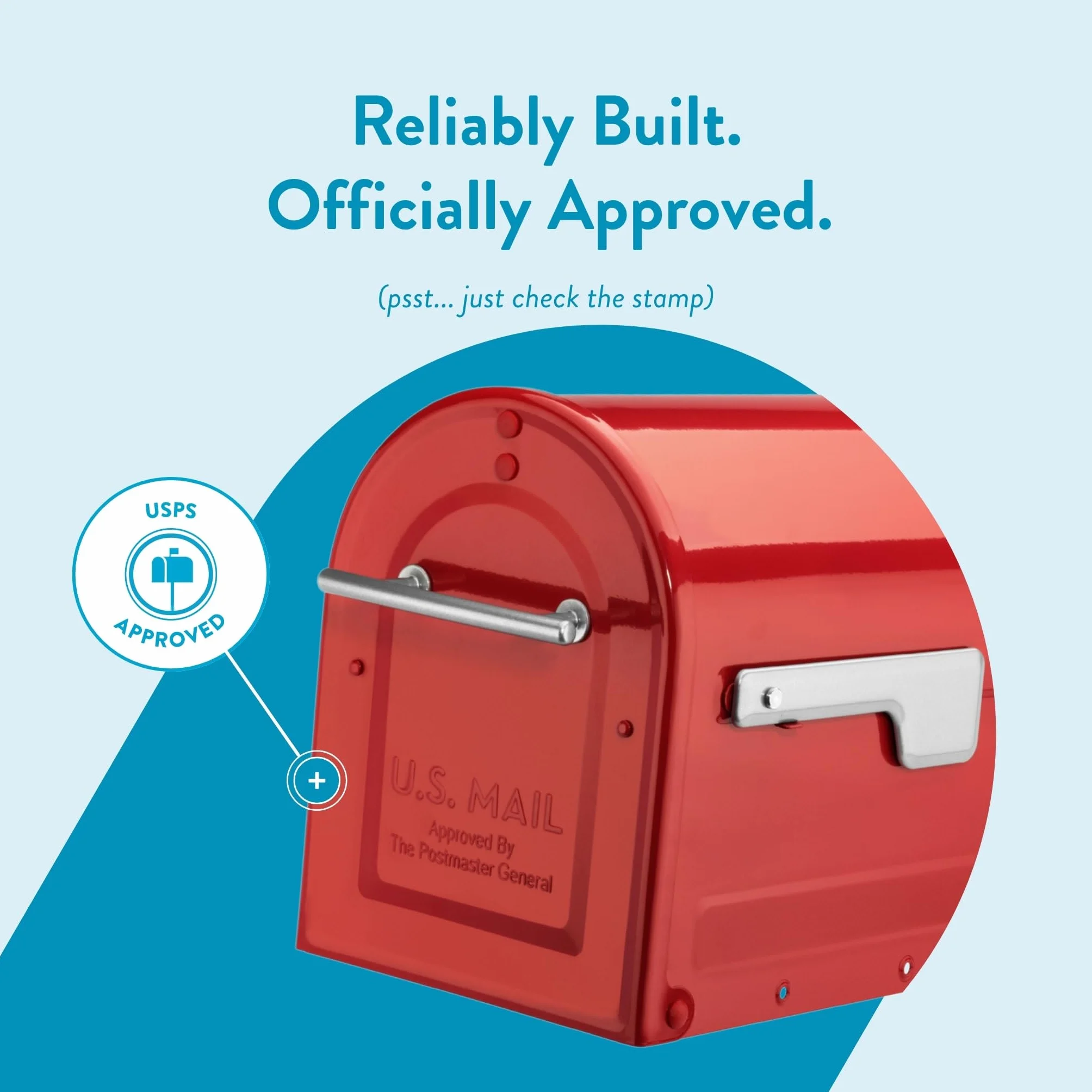 Architectural Mailboxes 7900-7R-SR Boulder czerwona