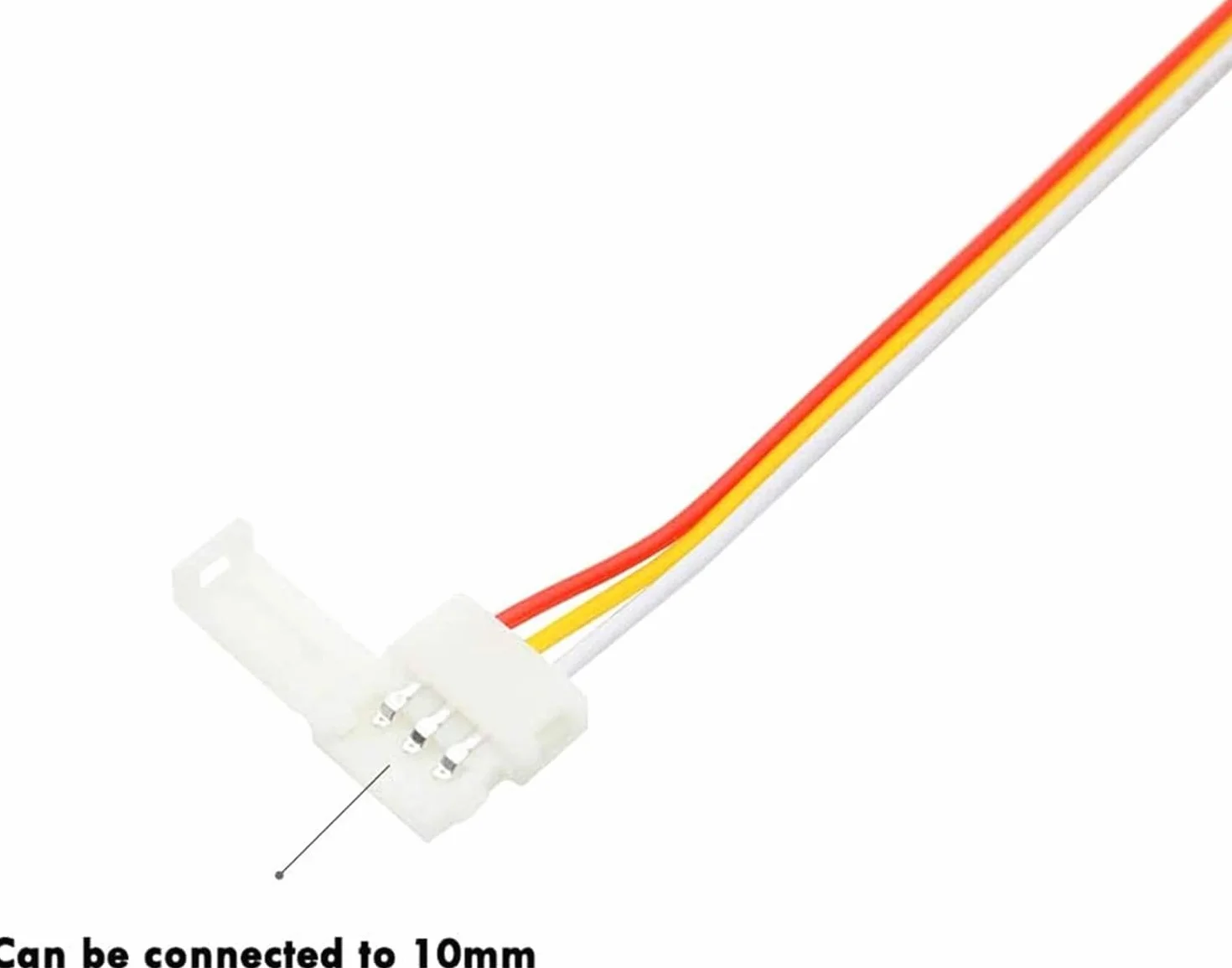 GTIWUNG 40 sztuk 3-biegunowych złączek LED Strip Kit do taśm LED 10 mm 5050 WS2812 WS2811