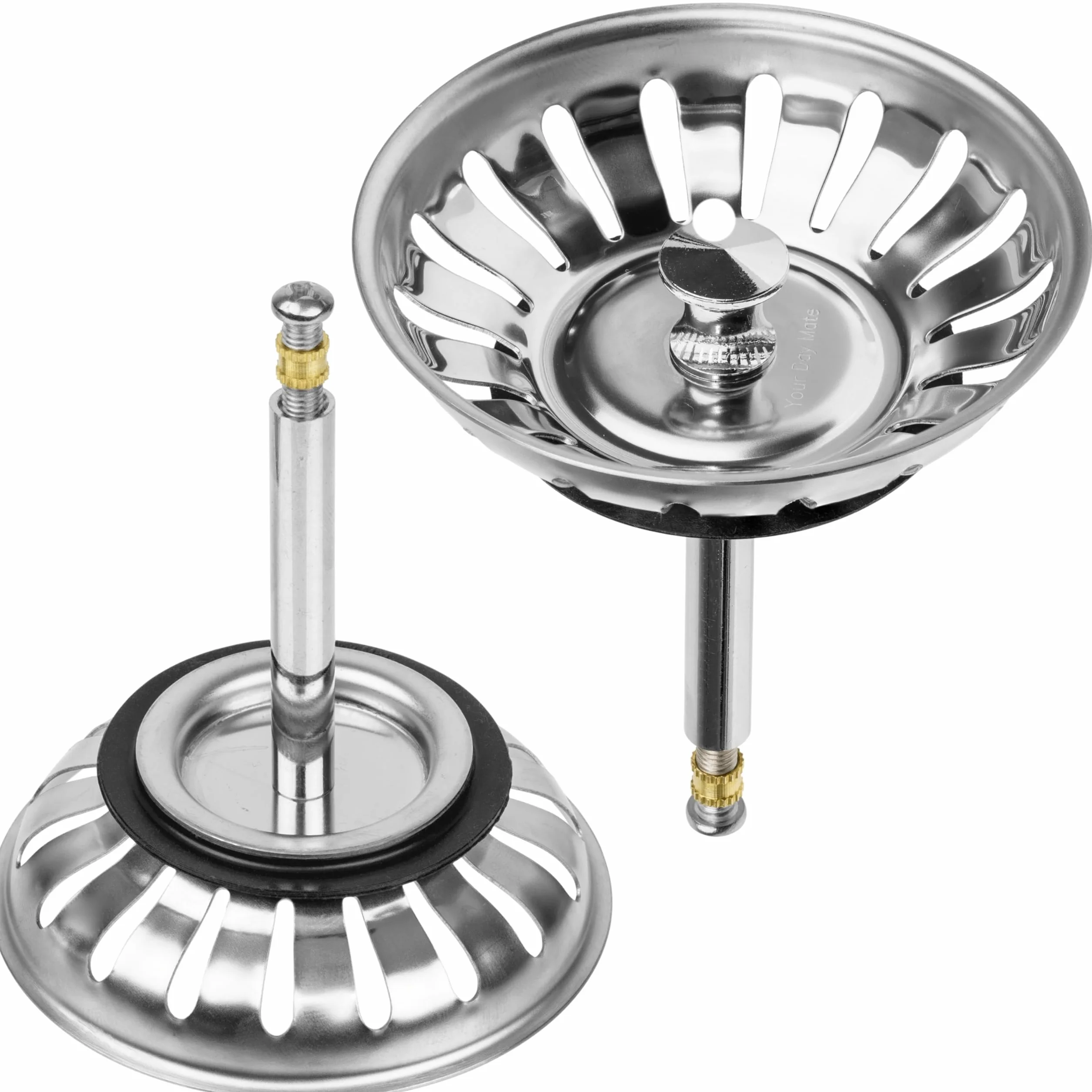 Koszyk sitka do zlewu kuchennego Ø 79 mm zamiennik 119146 Blanco 3,5" 18-szczelinowy króciec mimośrodowy 52-97 mm trzpień Ø 8 mm